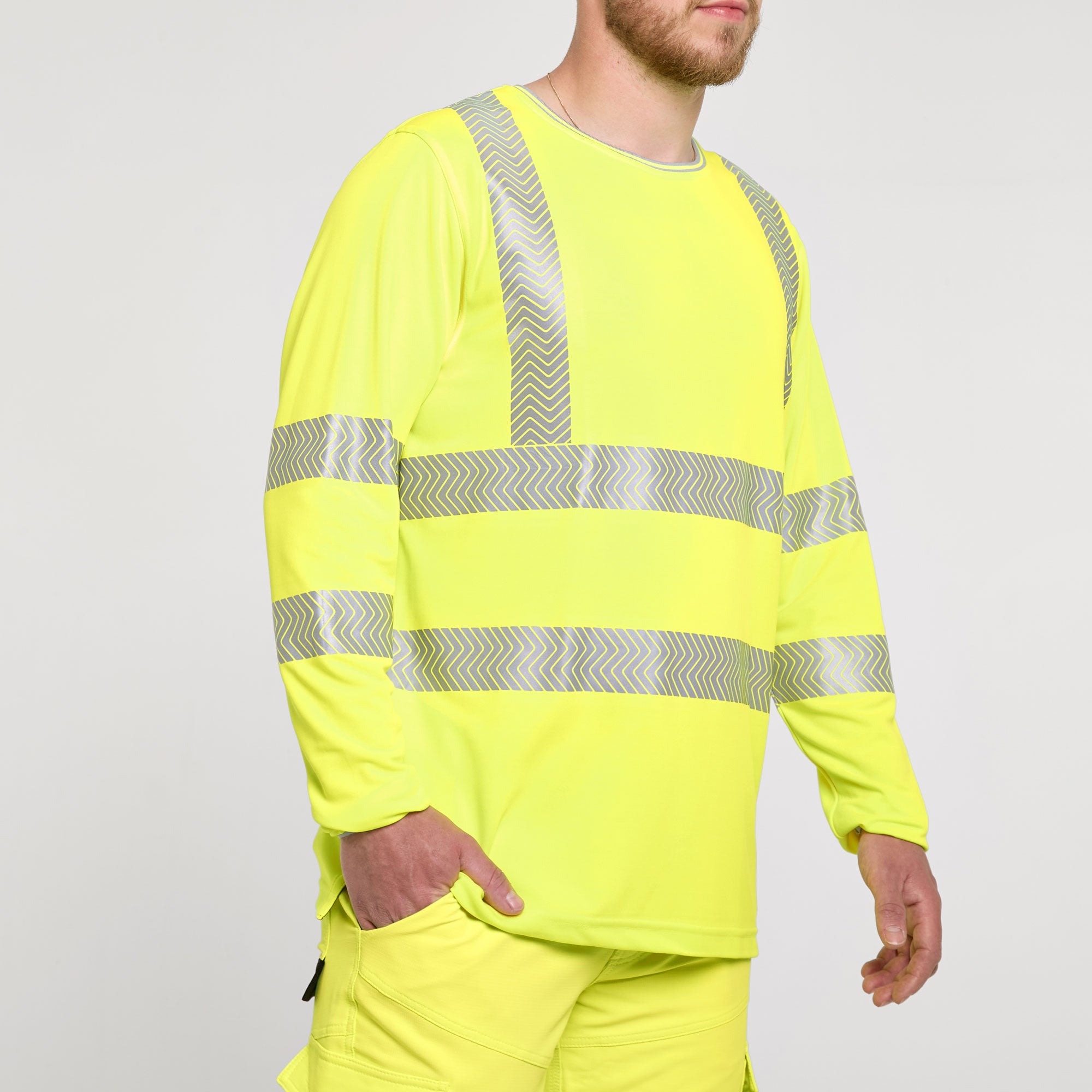 Long Sleeve T-Shirt Yellow - Bamboo Content