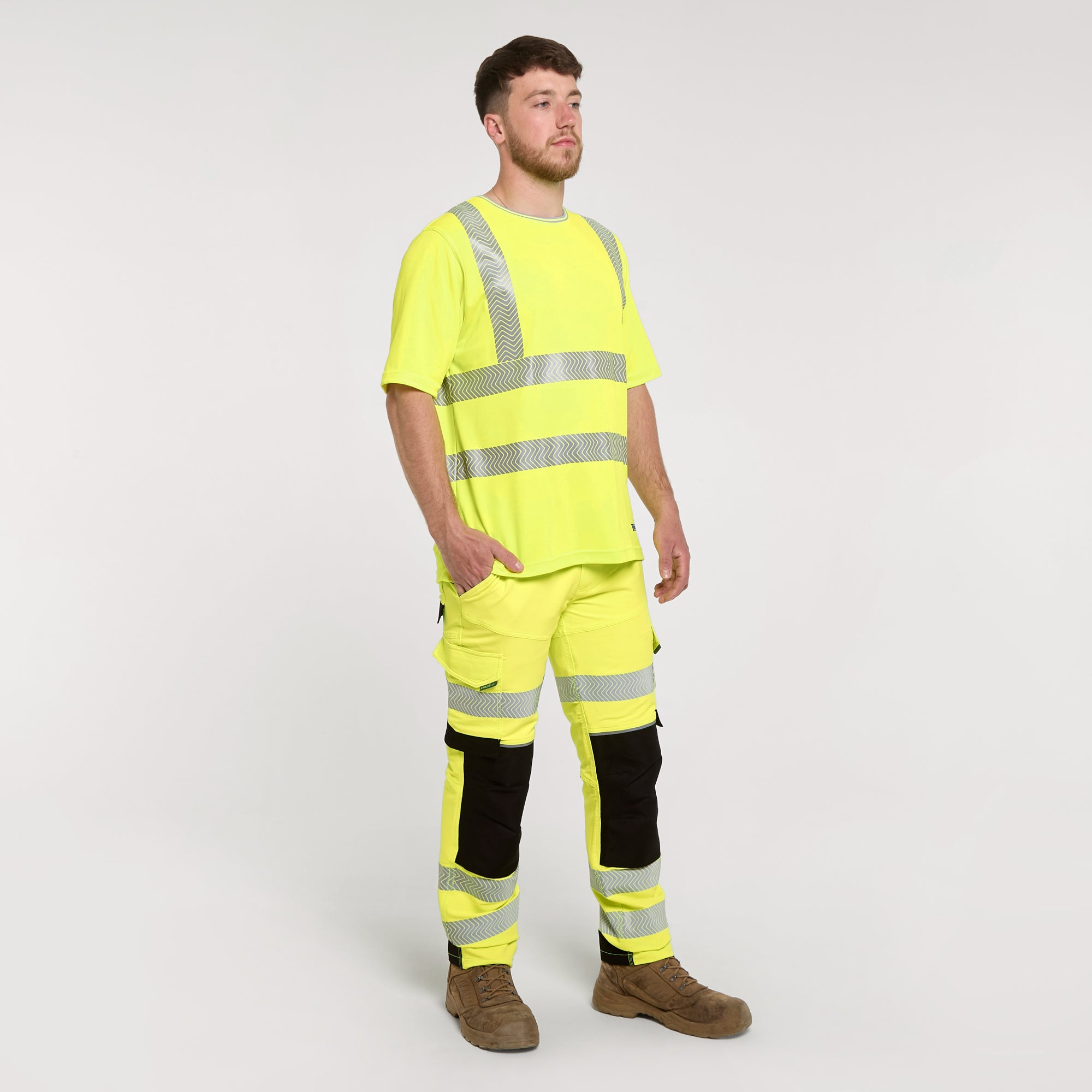 Short Sleeve T-Shirt Yellow - Bamboo Content