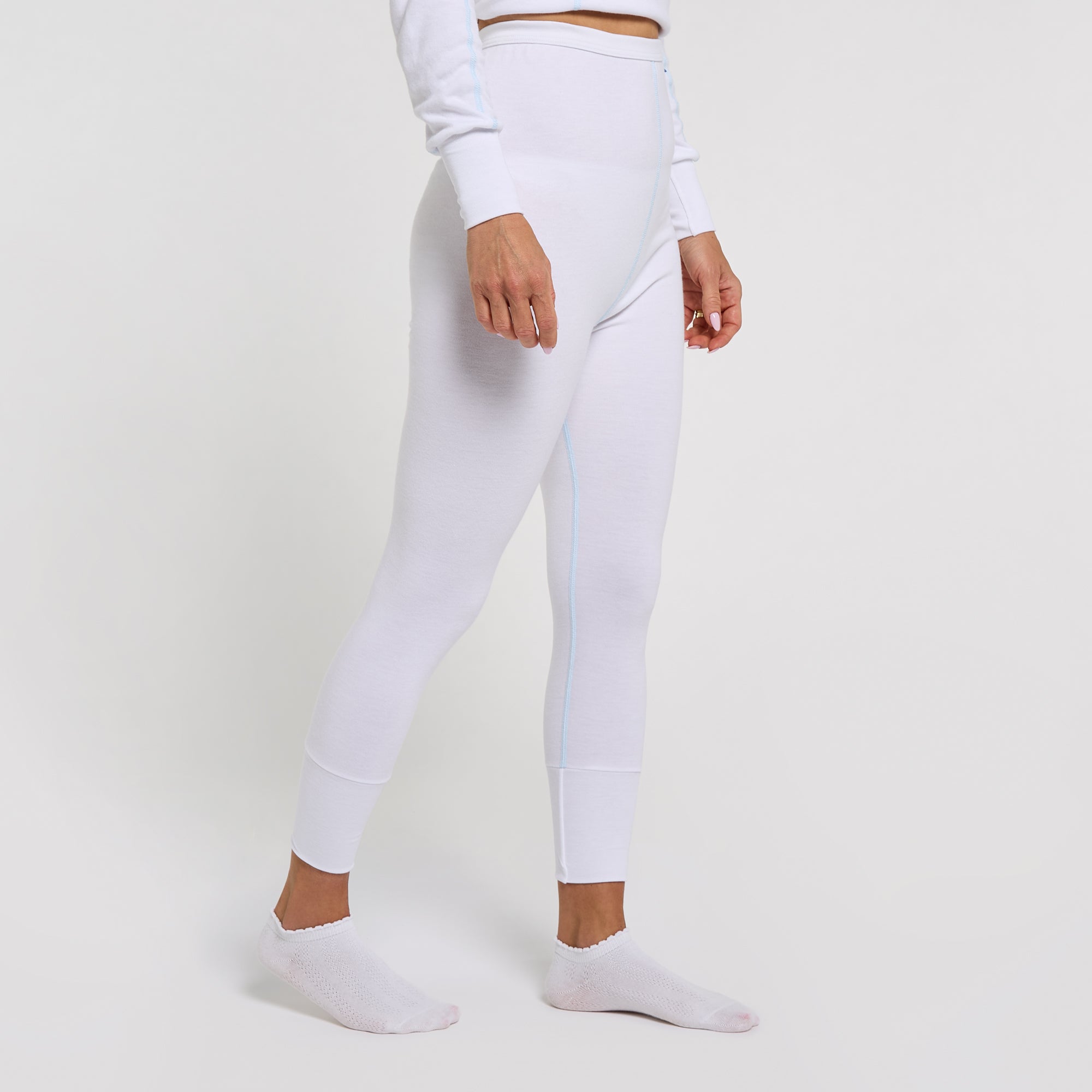 Women's Thermal Long Pants White
