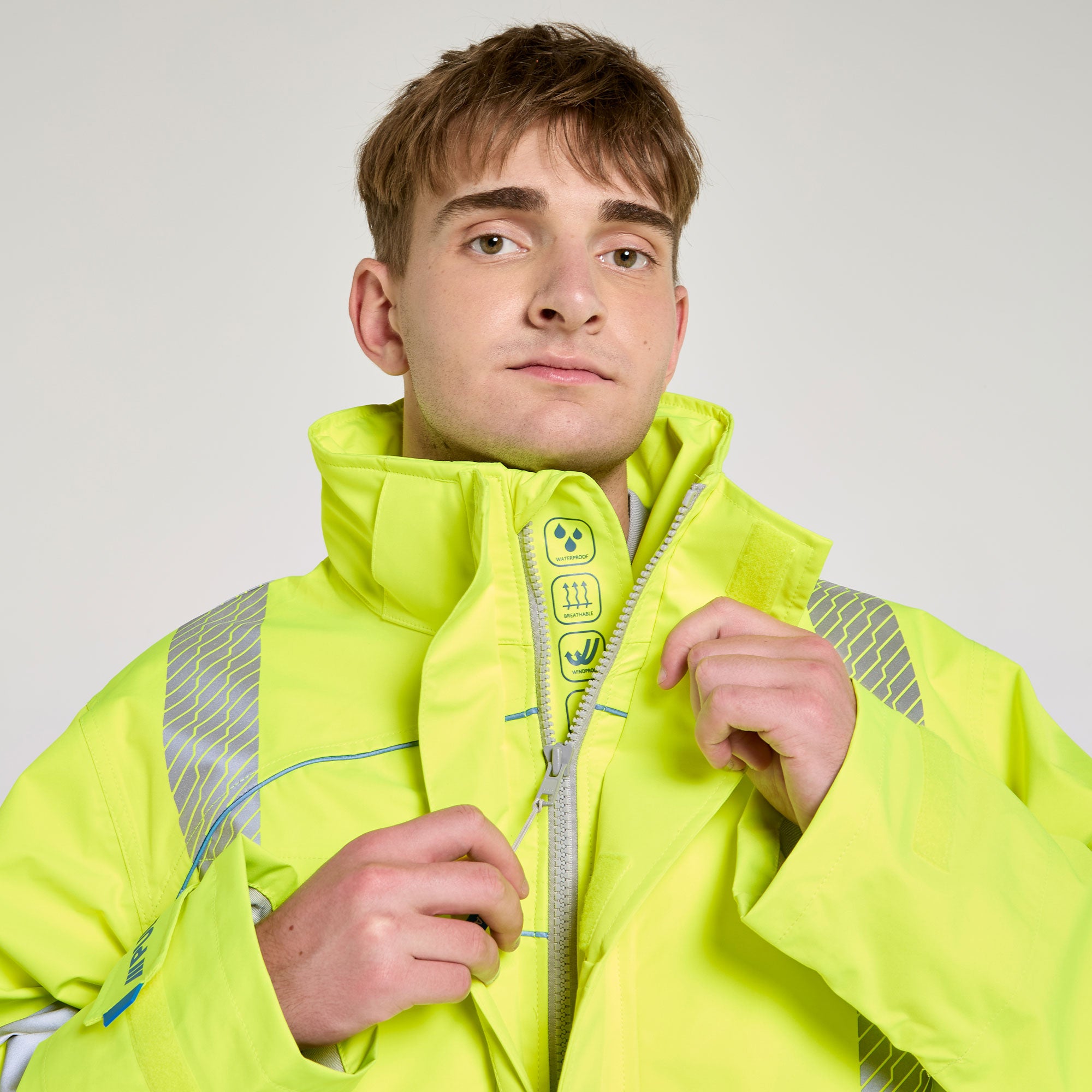 3-Layer Storm Coat Yellow