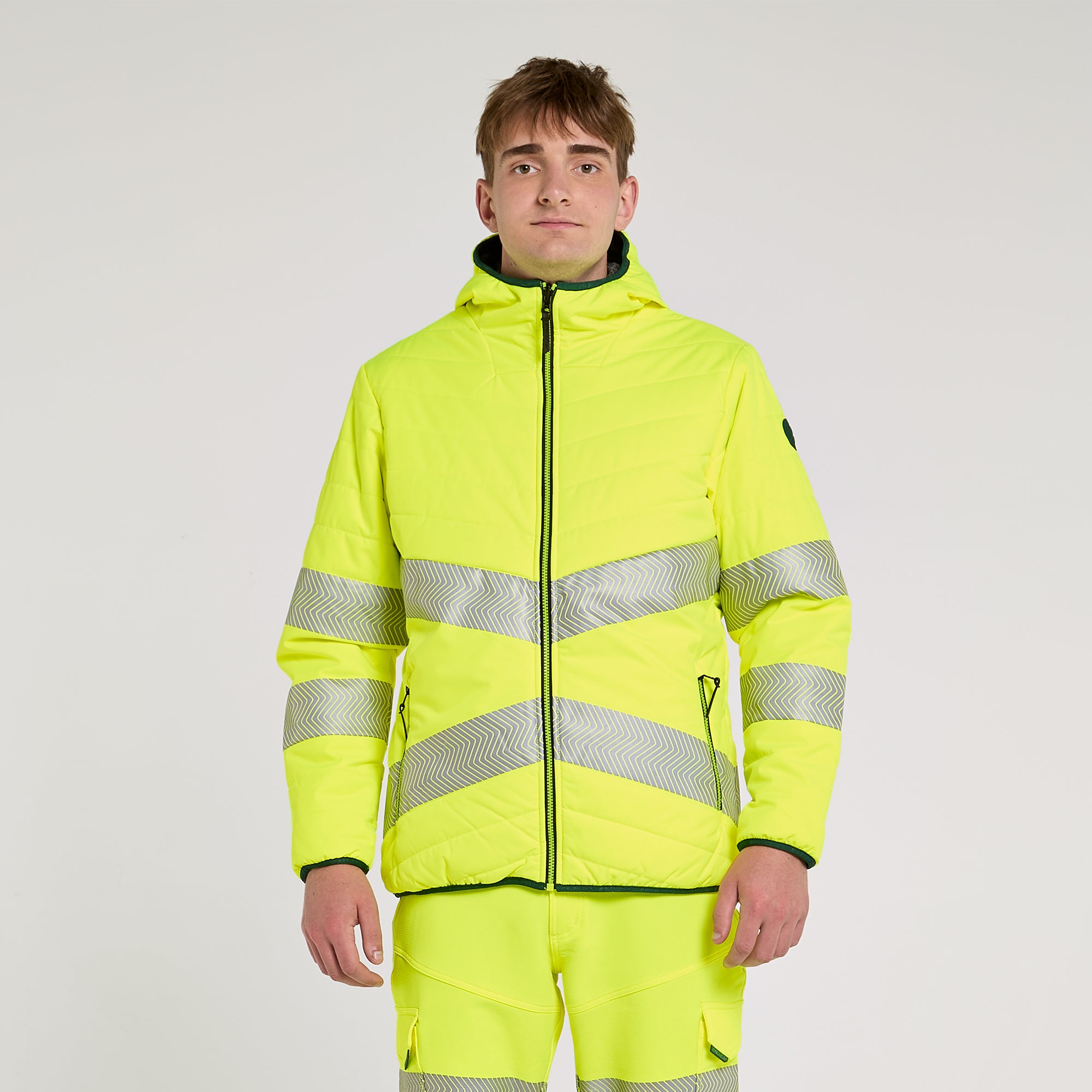 Reversible Puffer Jacket Yellow