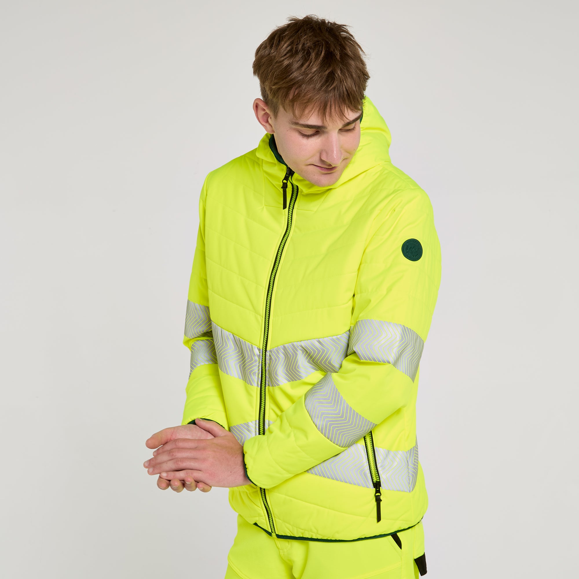 Reversible Puffer Jacket Yellow