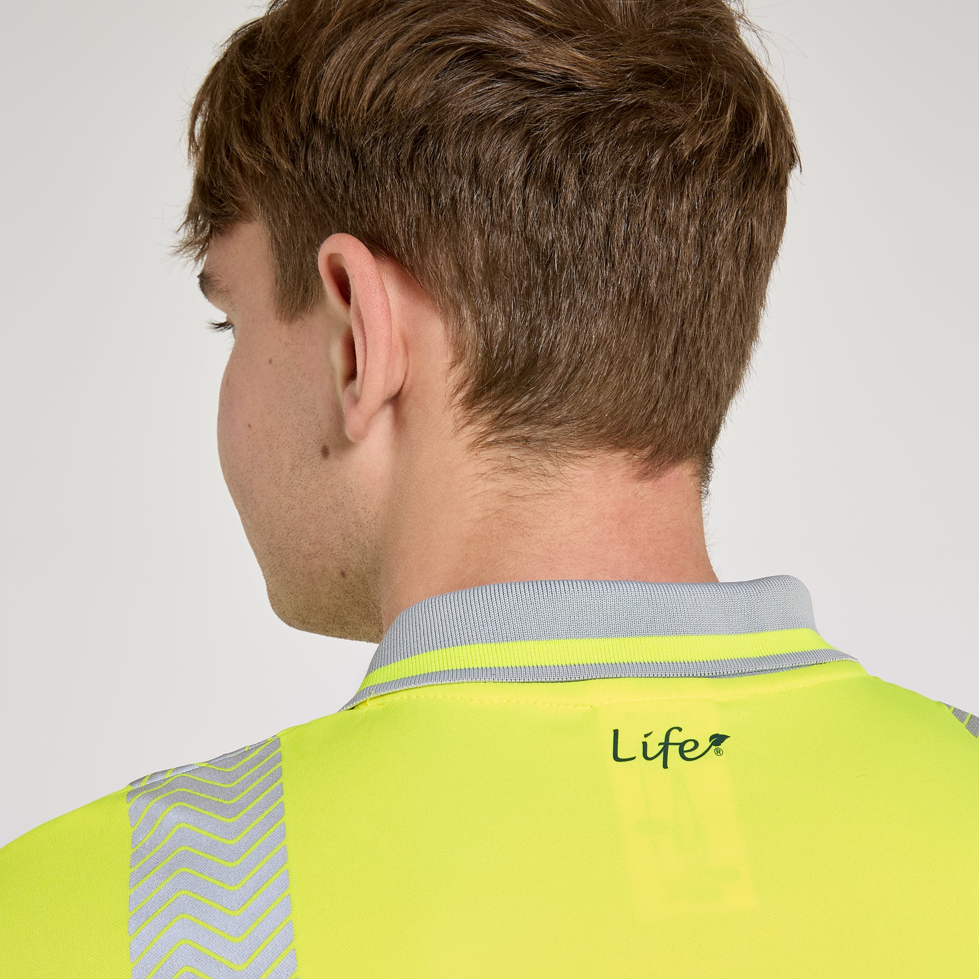 Short Sleeve Polo Shirt Yellow - Bamboo Content