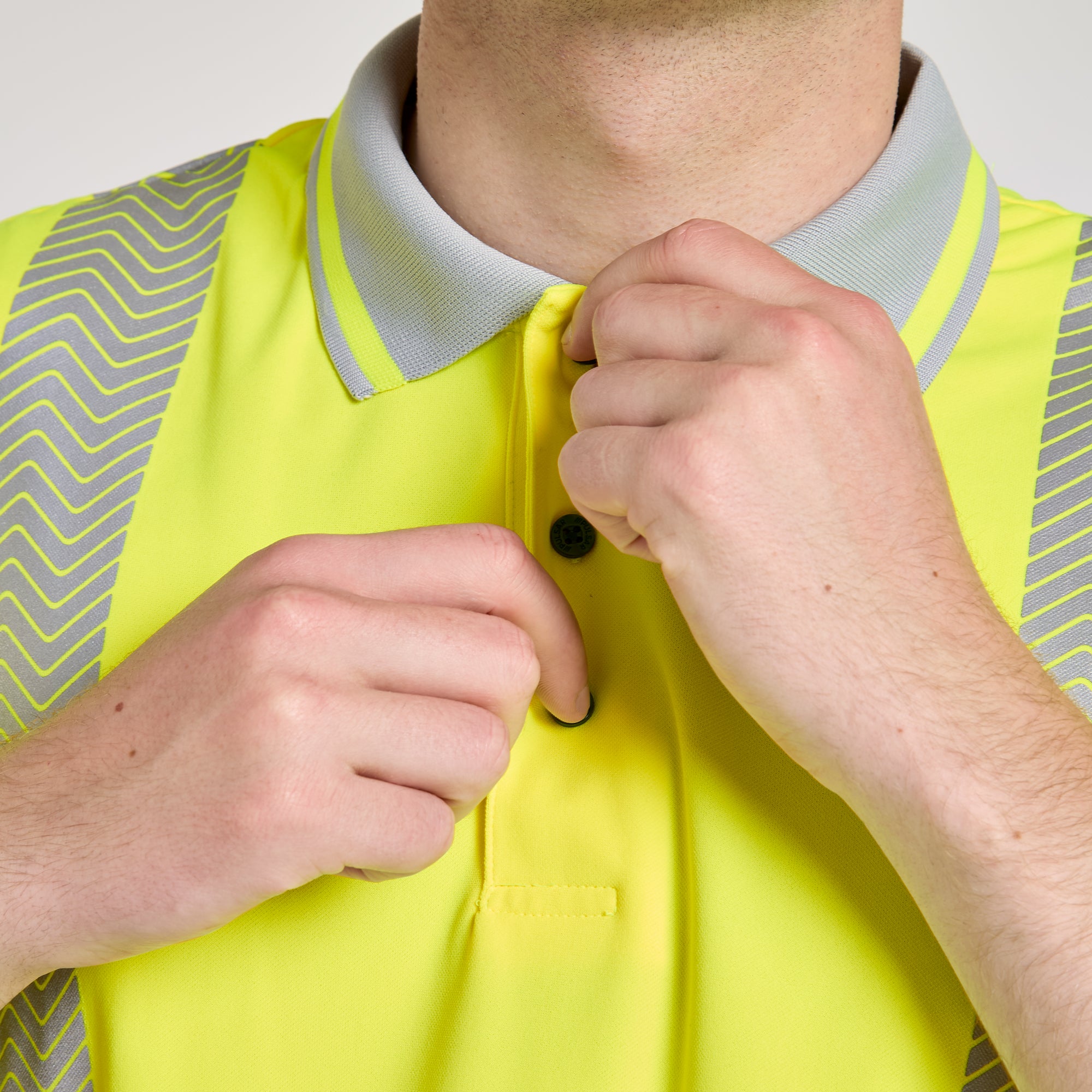 Short Sleeve Polo Shirt Yellow - Bamboo Content