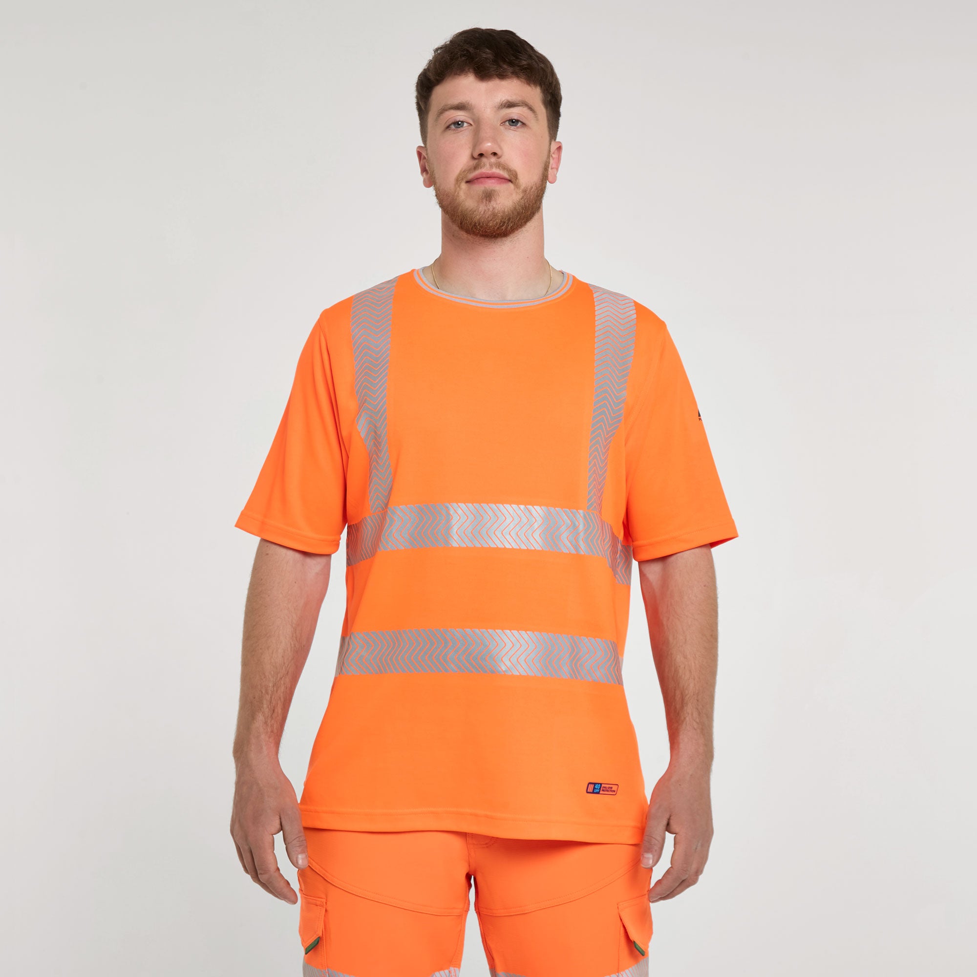 Short Sleeve T-Shirt Orange - Bamboo Content