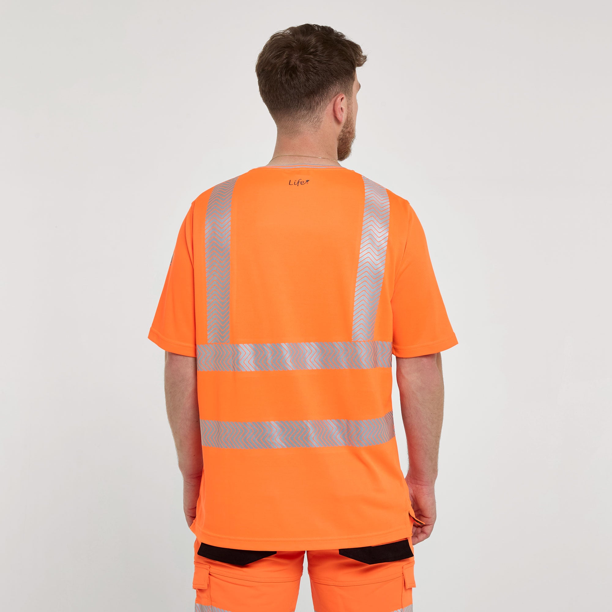 Short Sleeve T-Shirt Orange - Bamboo Content