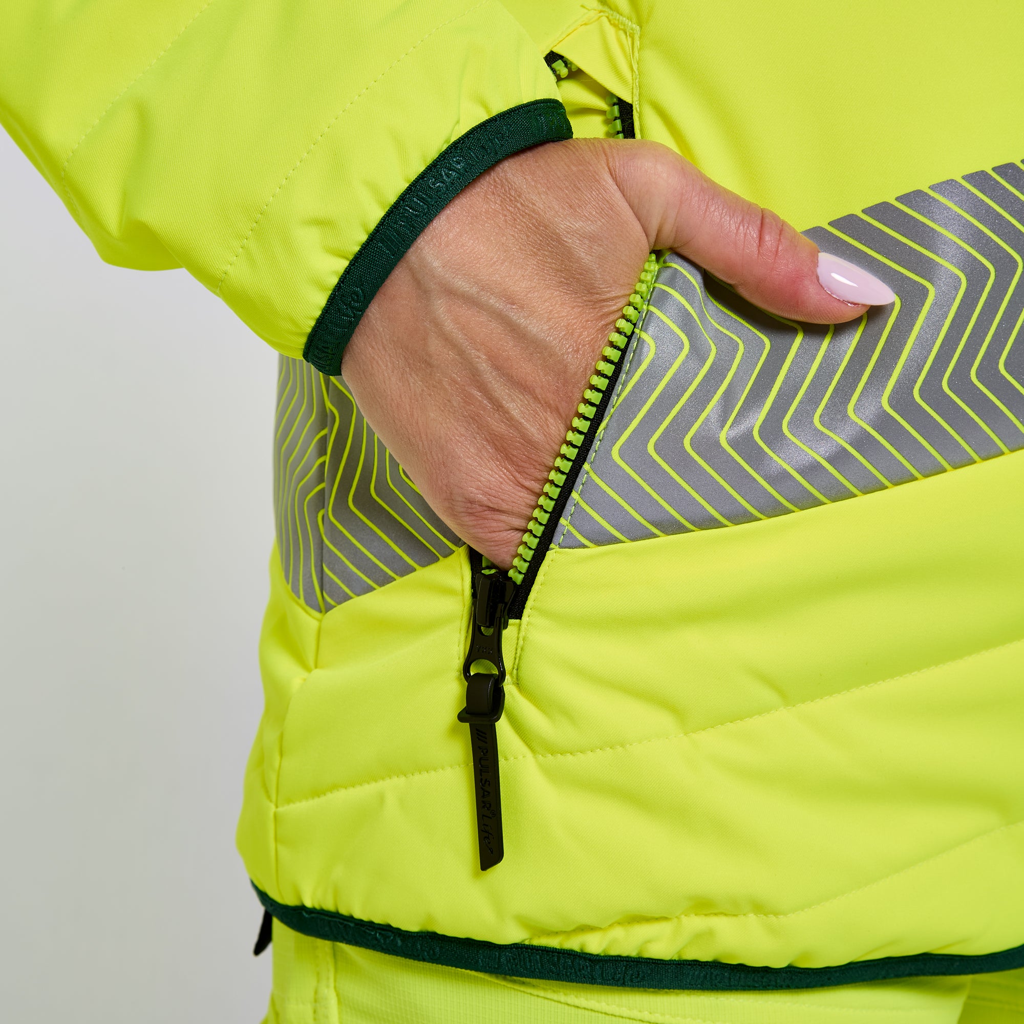 Women's Reversible Puffer Jacket Yellow