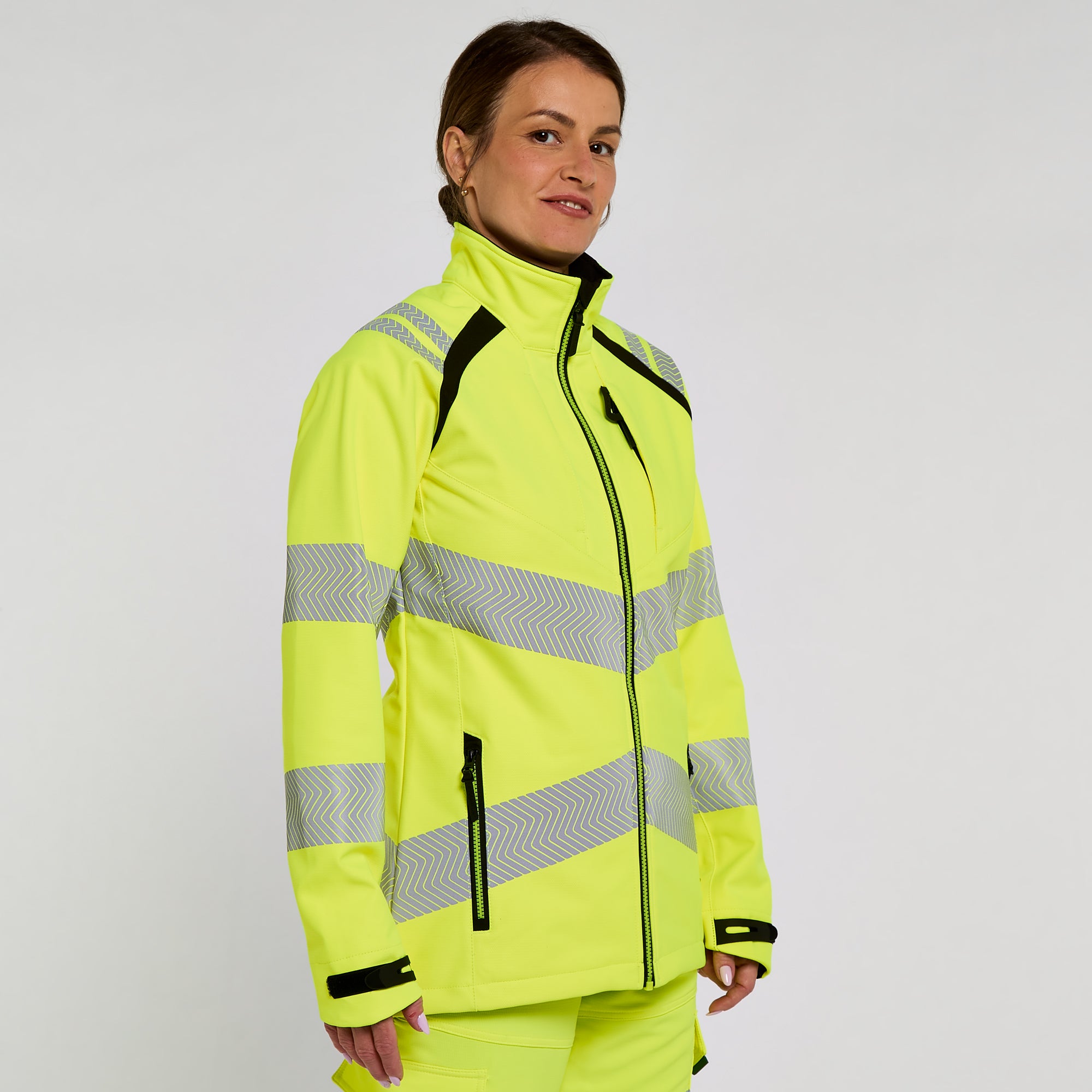 Women's Softshell Jacket Yellow
