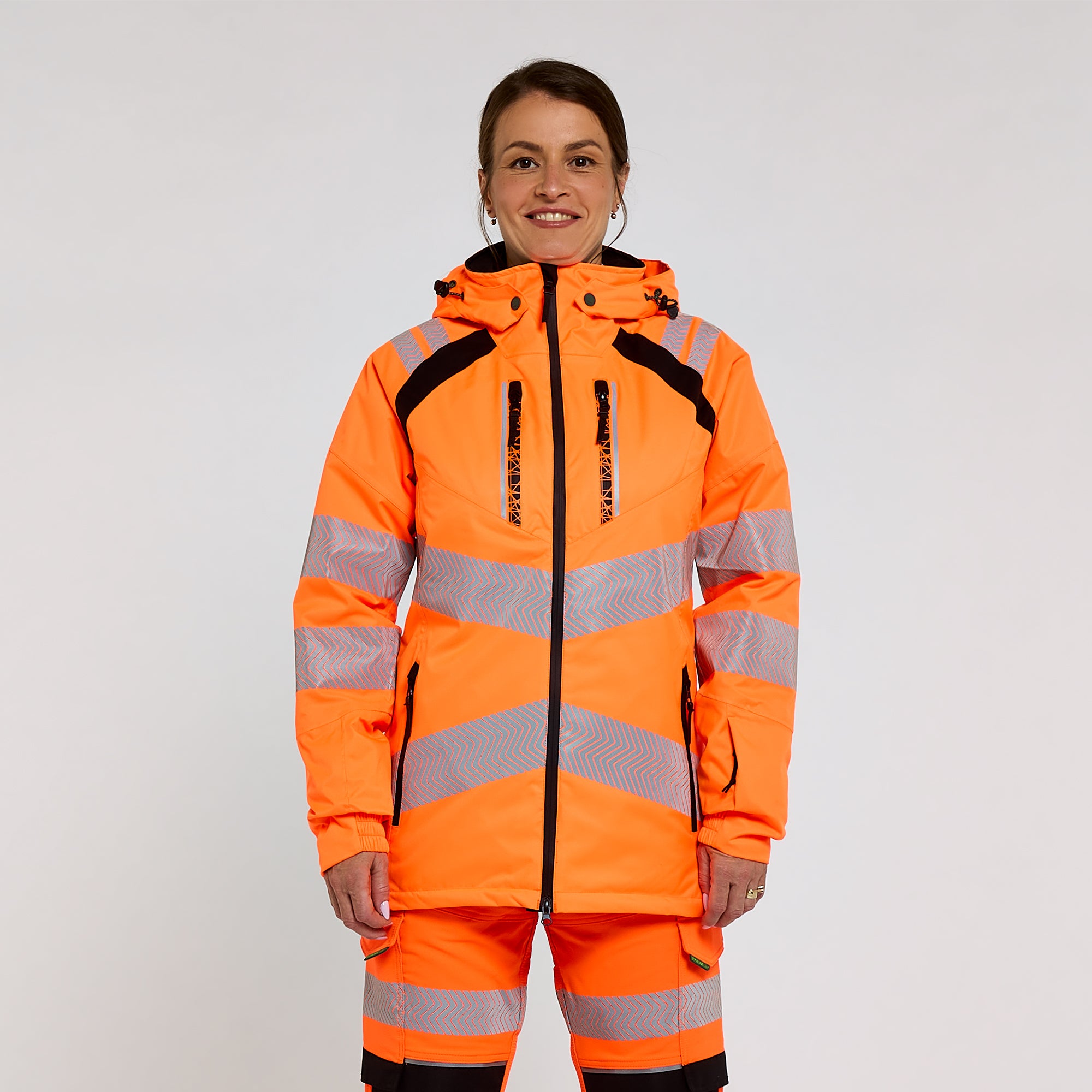 Women's Insulated Parka Orange