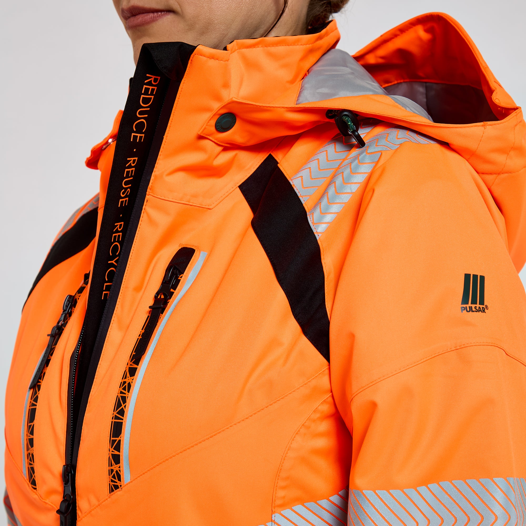 Women's Insulated Parka Orange