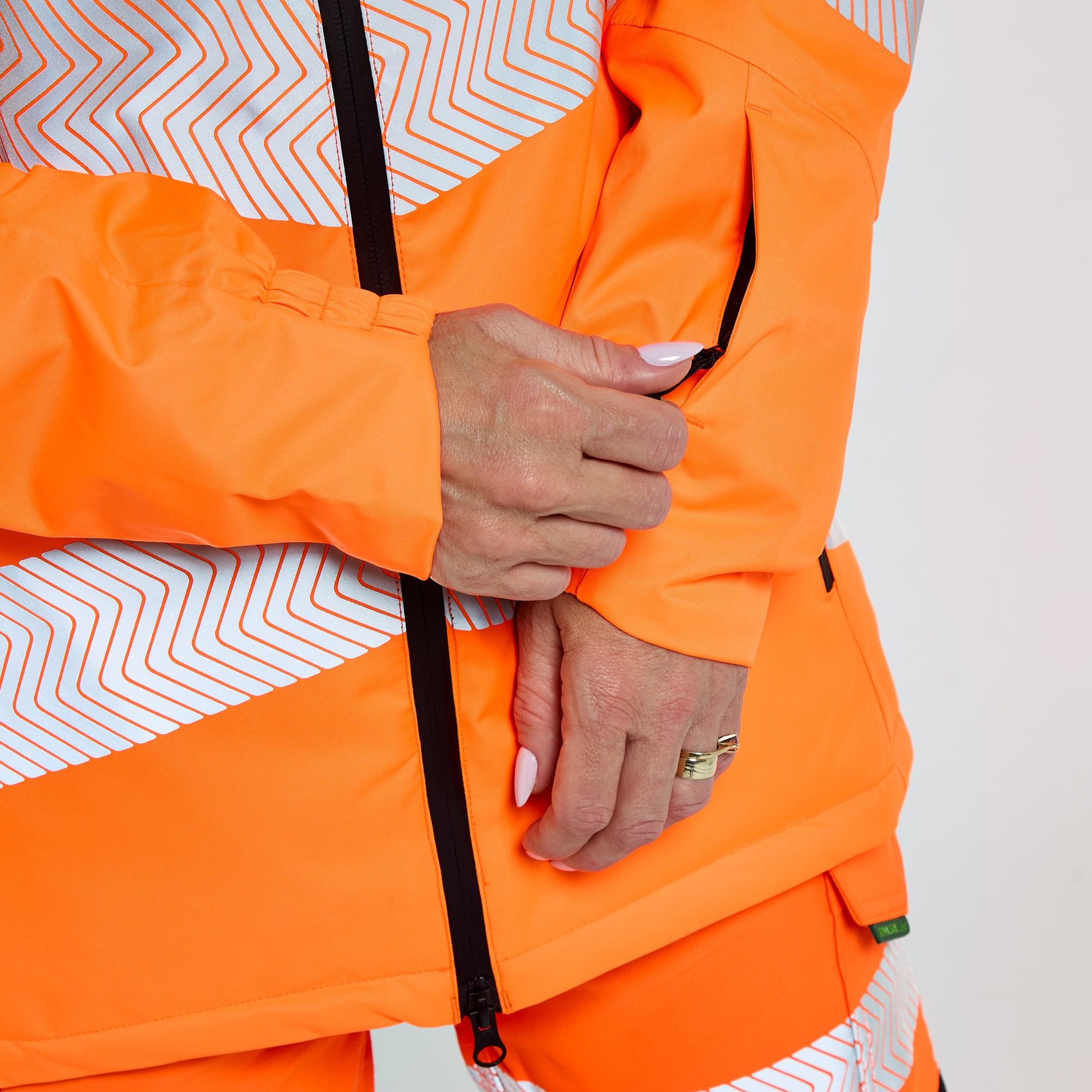 Women's Insulated Parka Orange