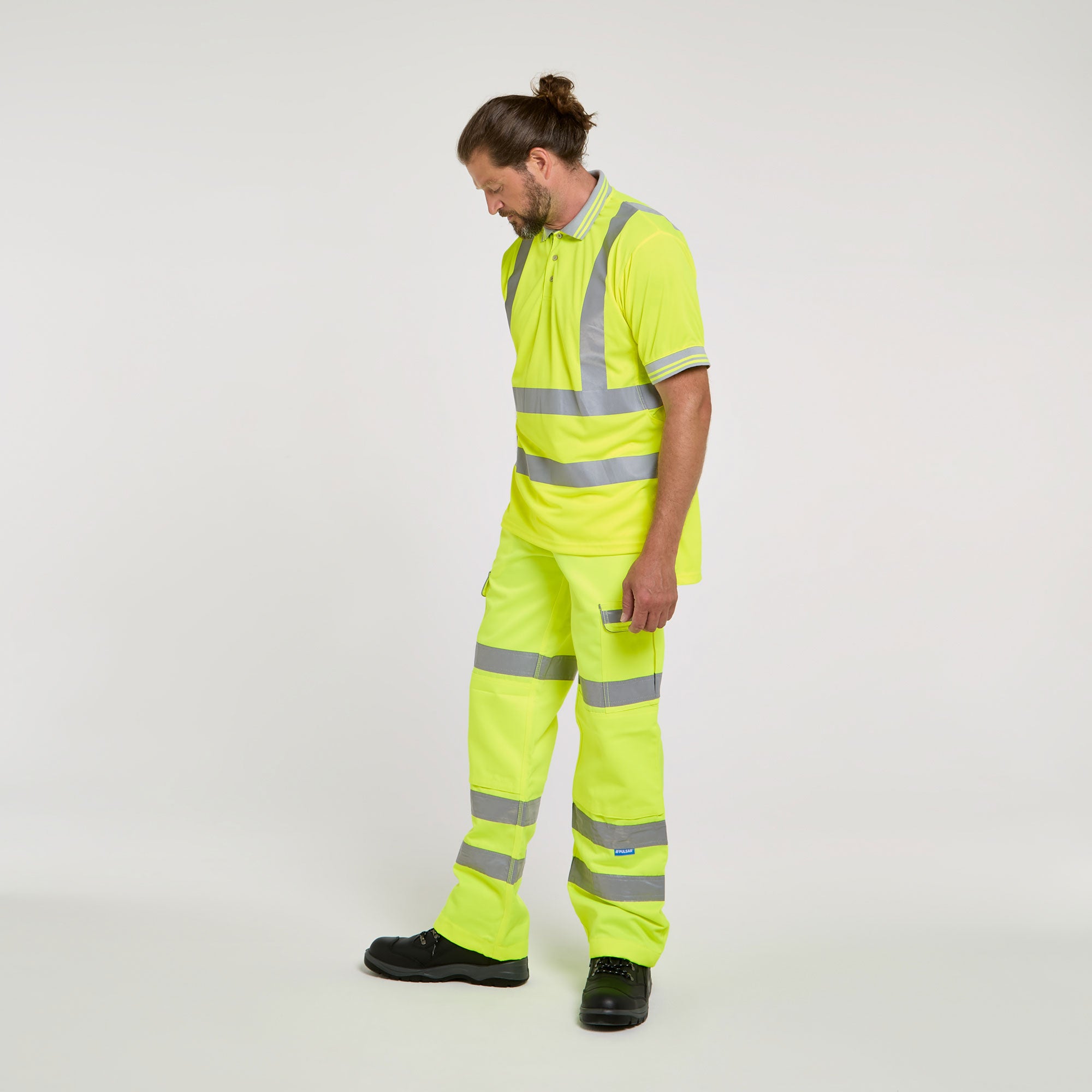 Short Sleeve Polo Shirt Yellow
