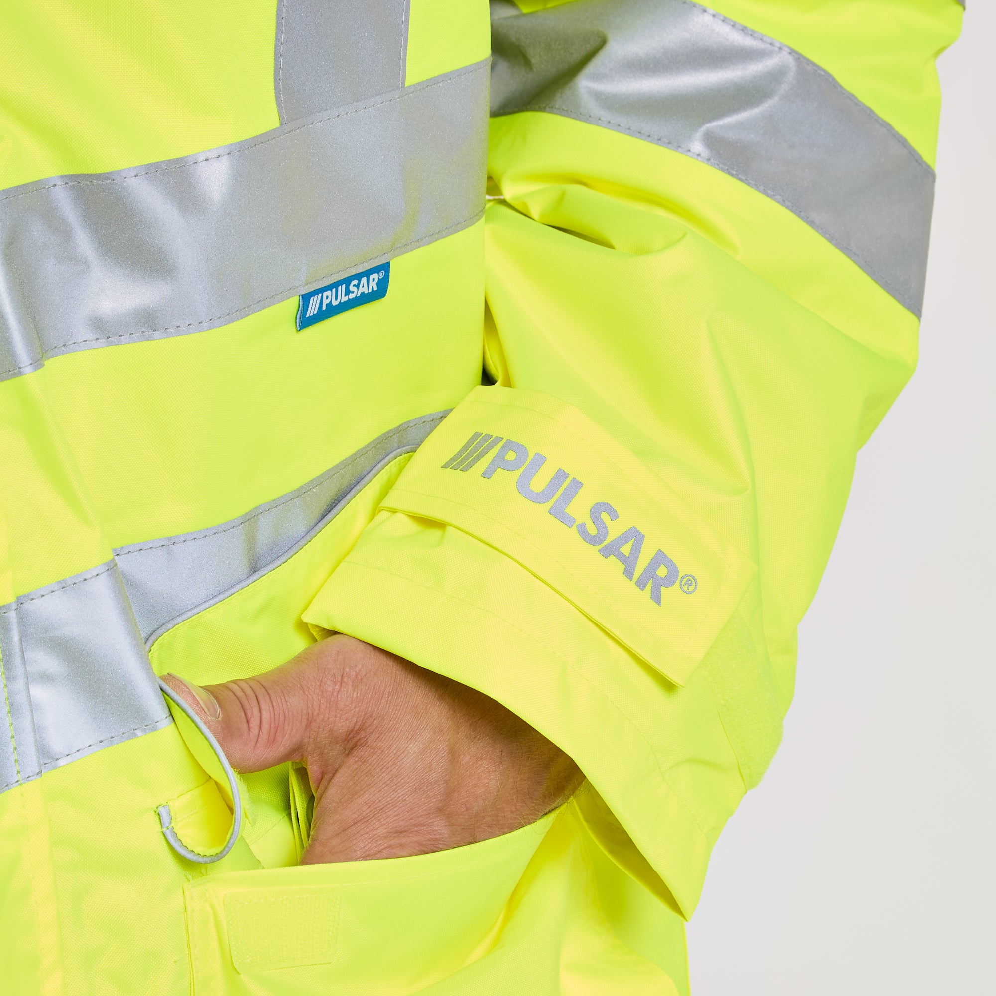 Padded Storm Coat Yellow - Recycled Content