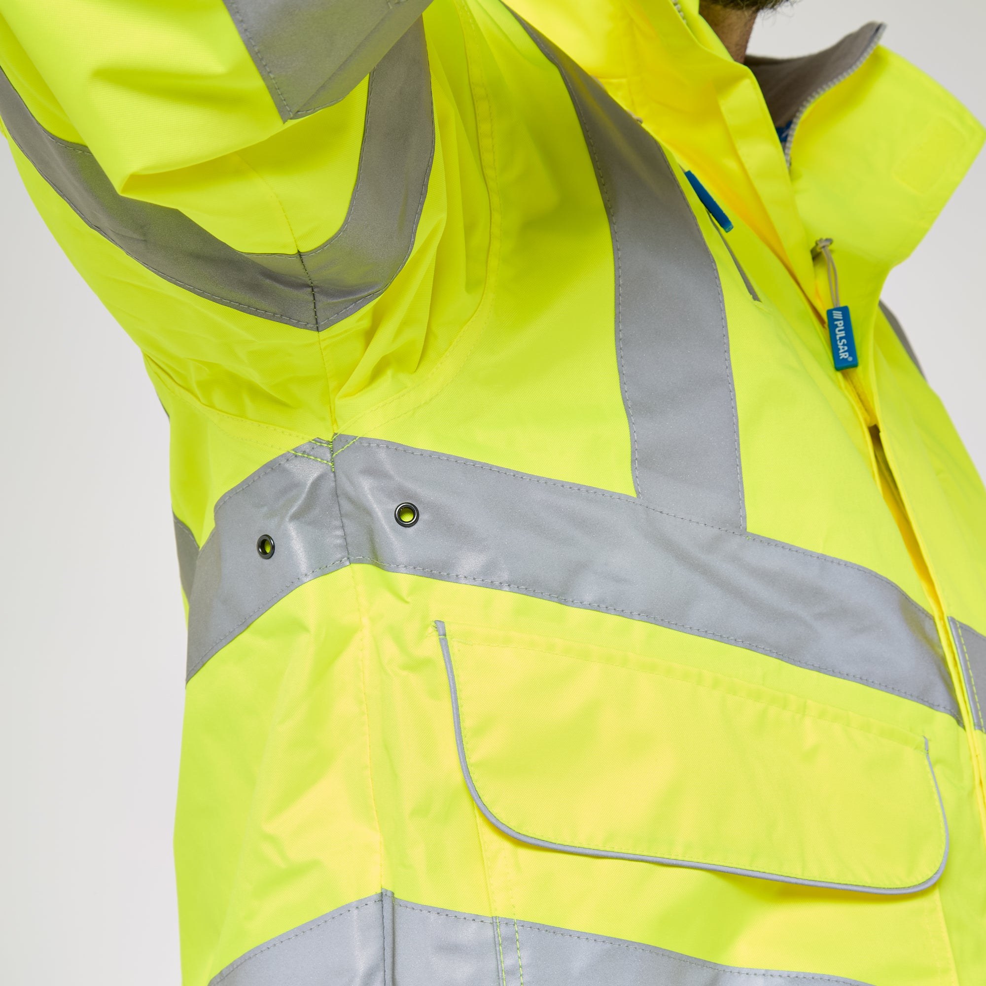 Padded Bomber Jacket Yellow - Recycled Content
