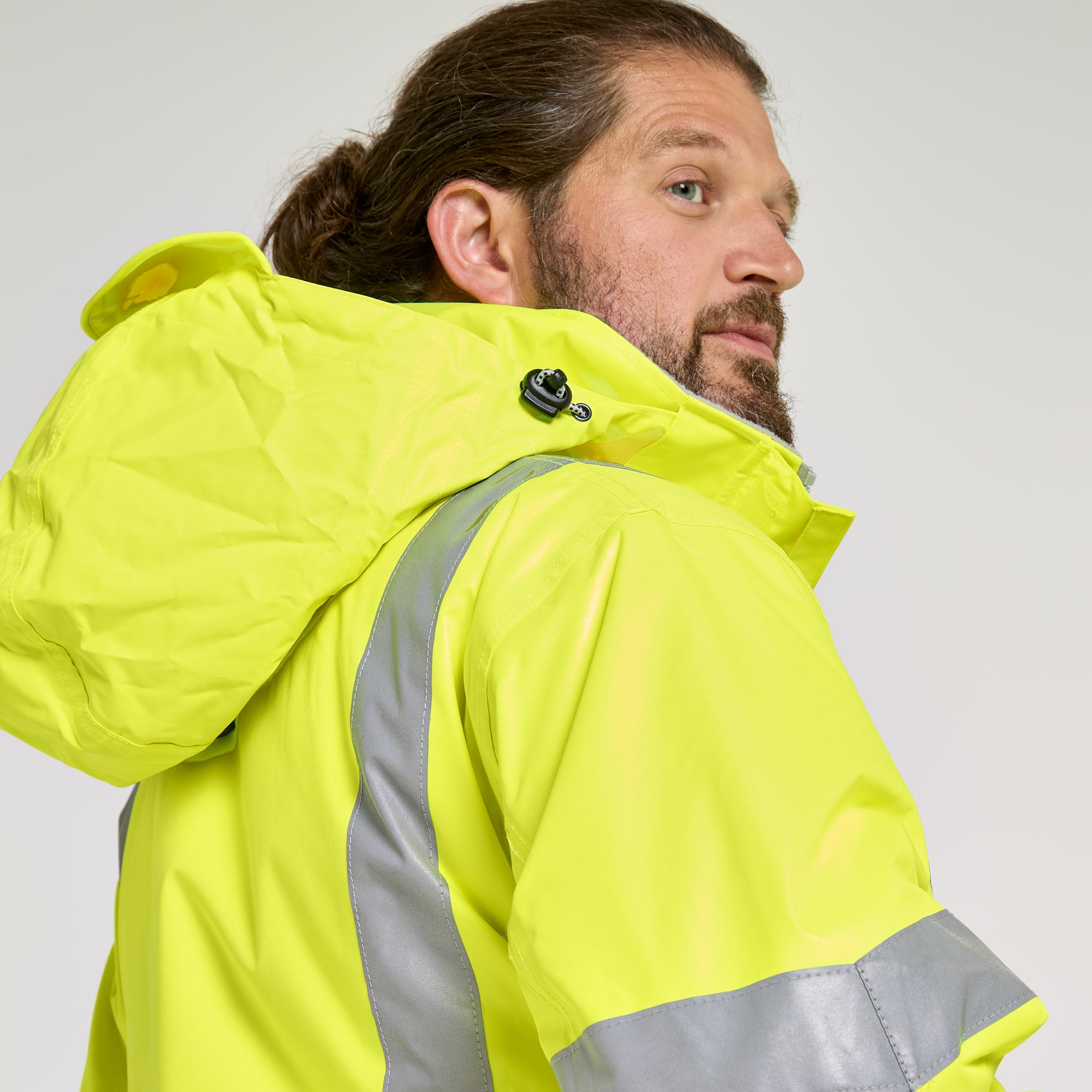 Padded Bomber Jacket Yellow - Recycled Content