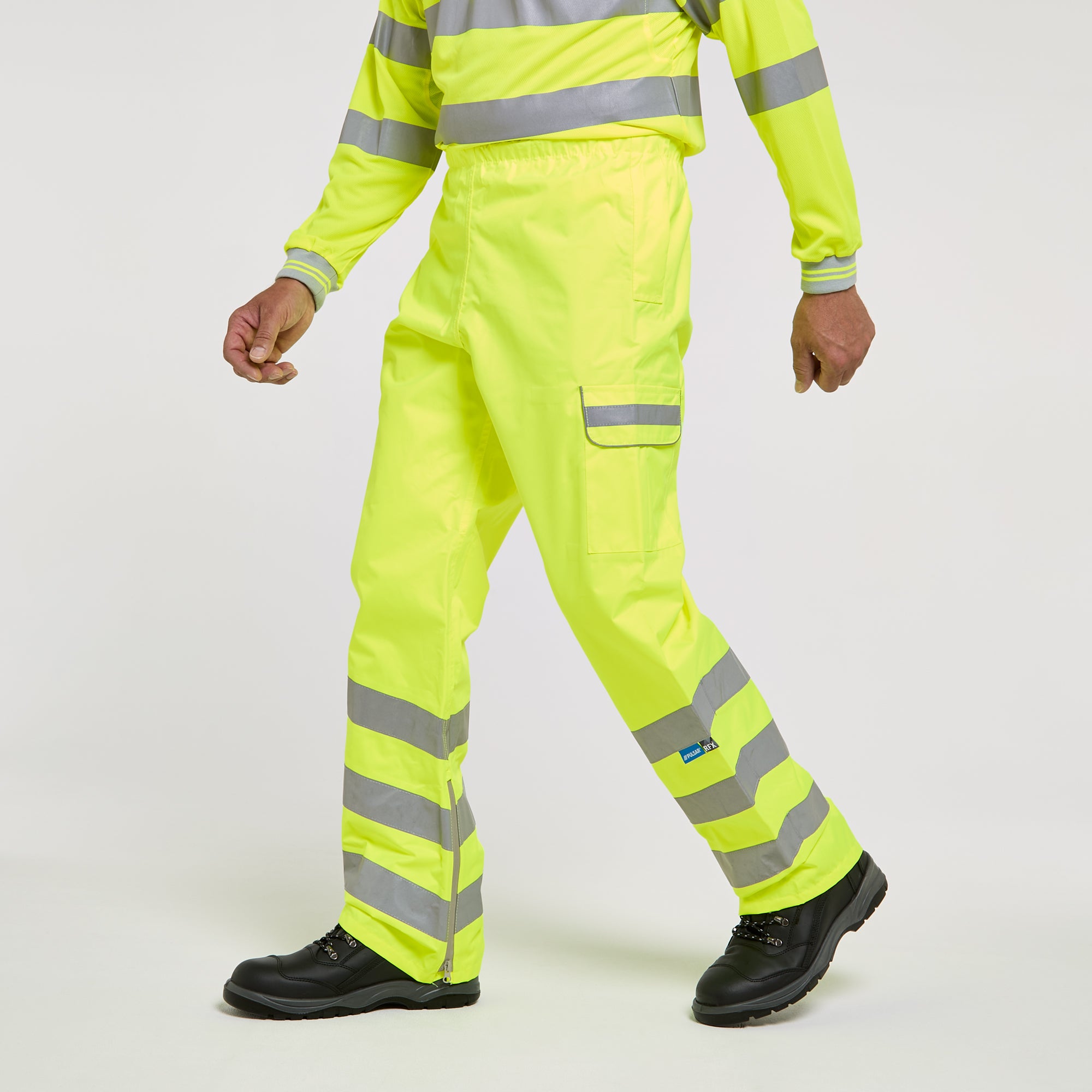 Waterproof Overtrousers Yellow - Recycled Content