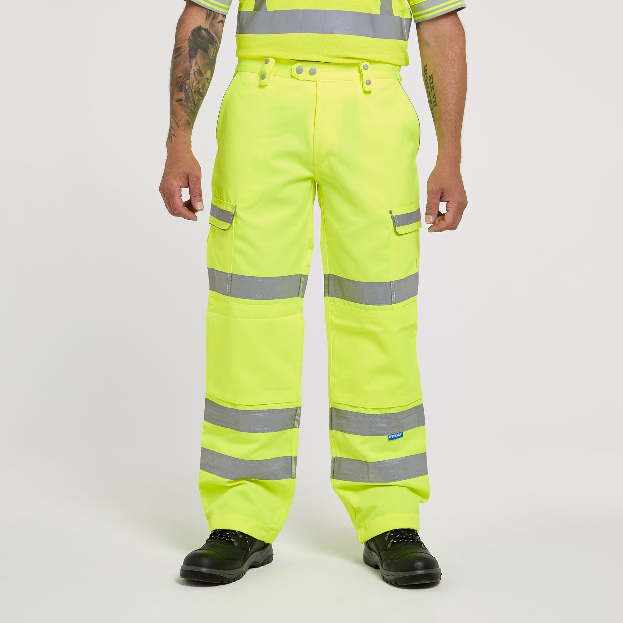 PULSAR® Warnschutz-Combat-Hose Für Damen – Polycotton, Gelb, #P346LDS – Sicher & Bequem!