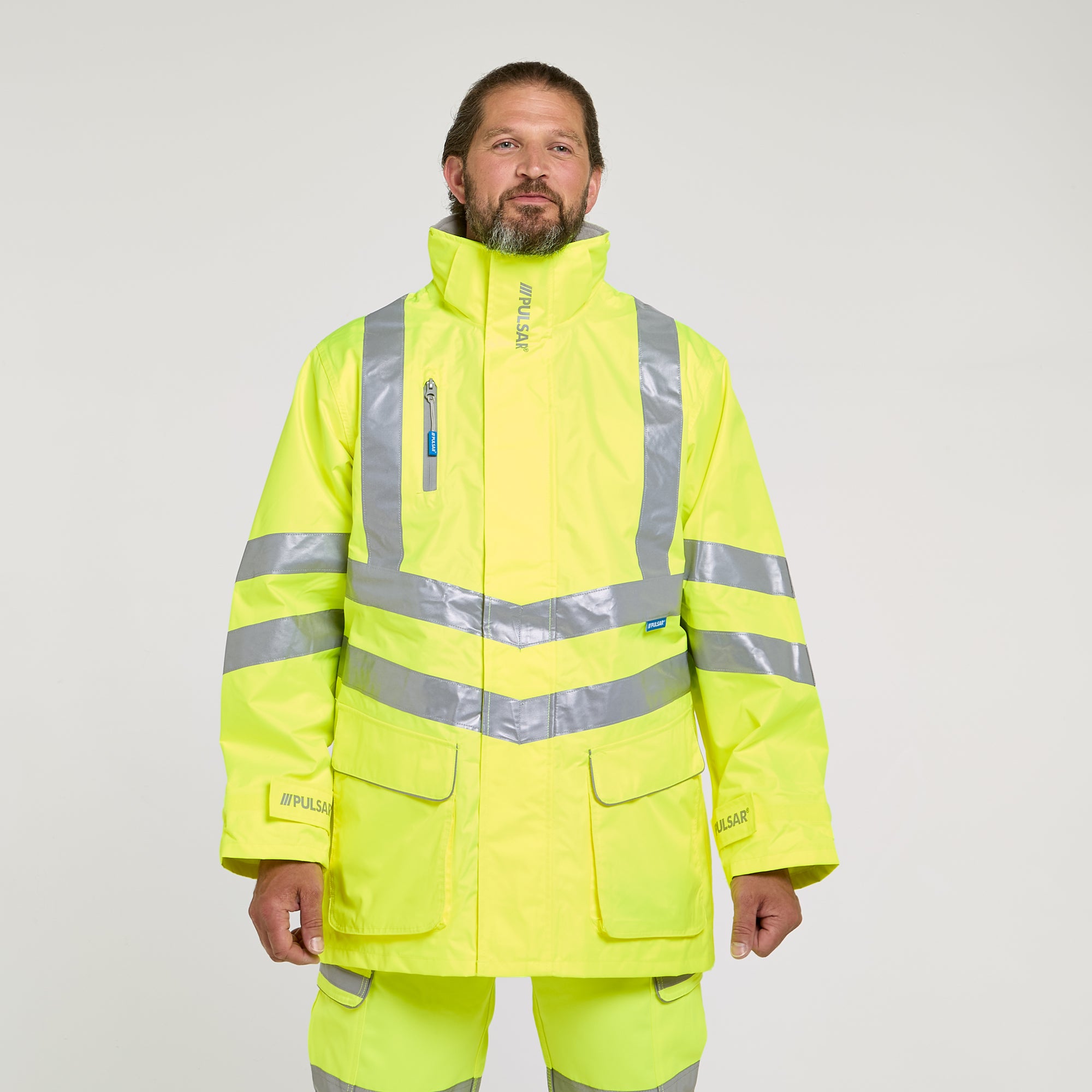 Mesh Lined Storm Coat Yellow - Recycled Content