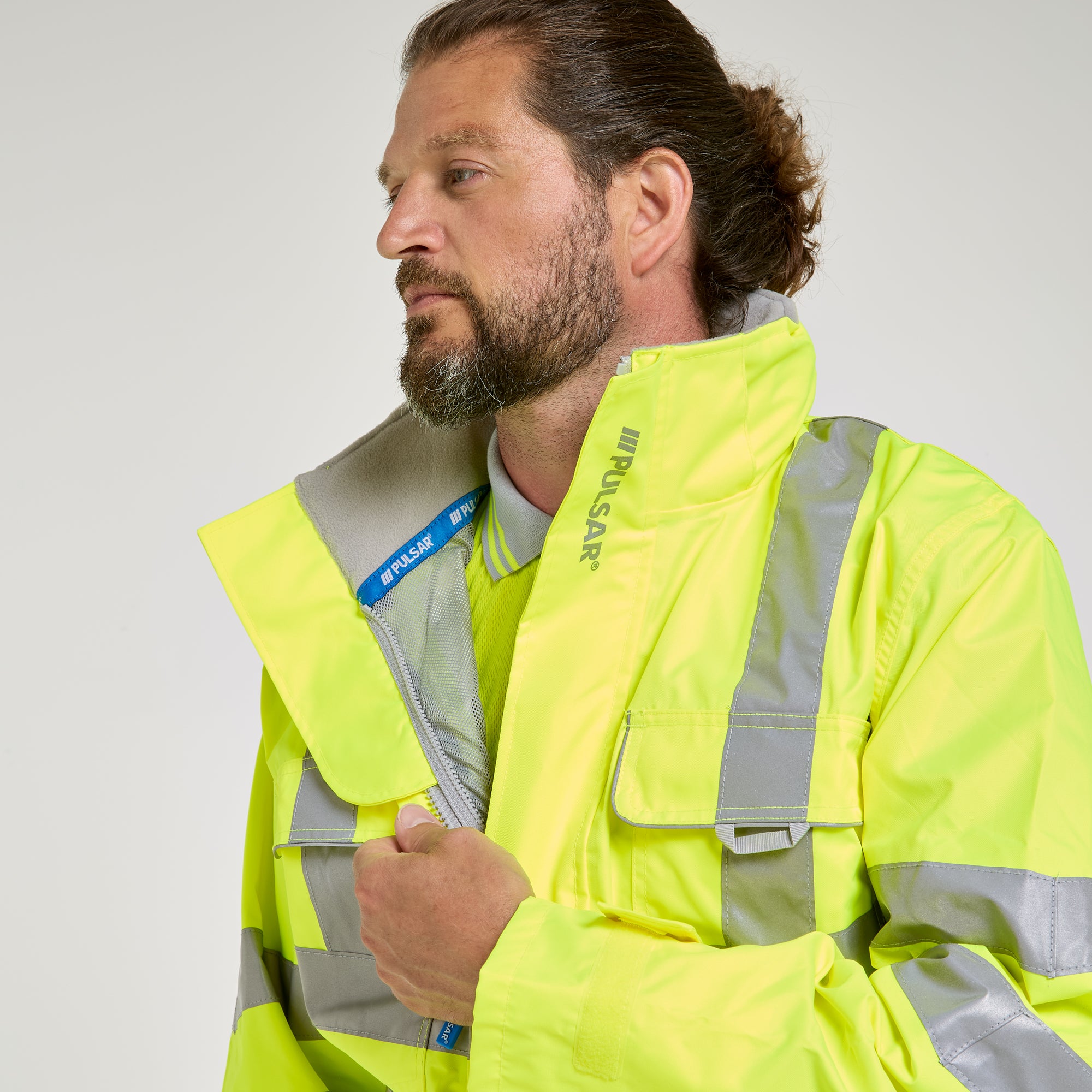 Mesh Lined Coverall Yellow - Recycled Content