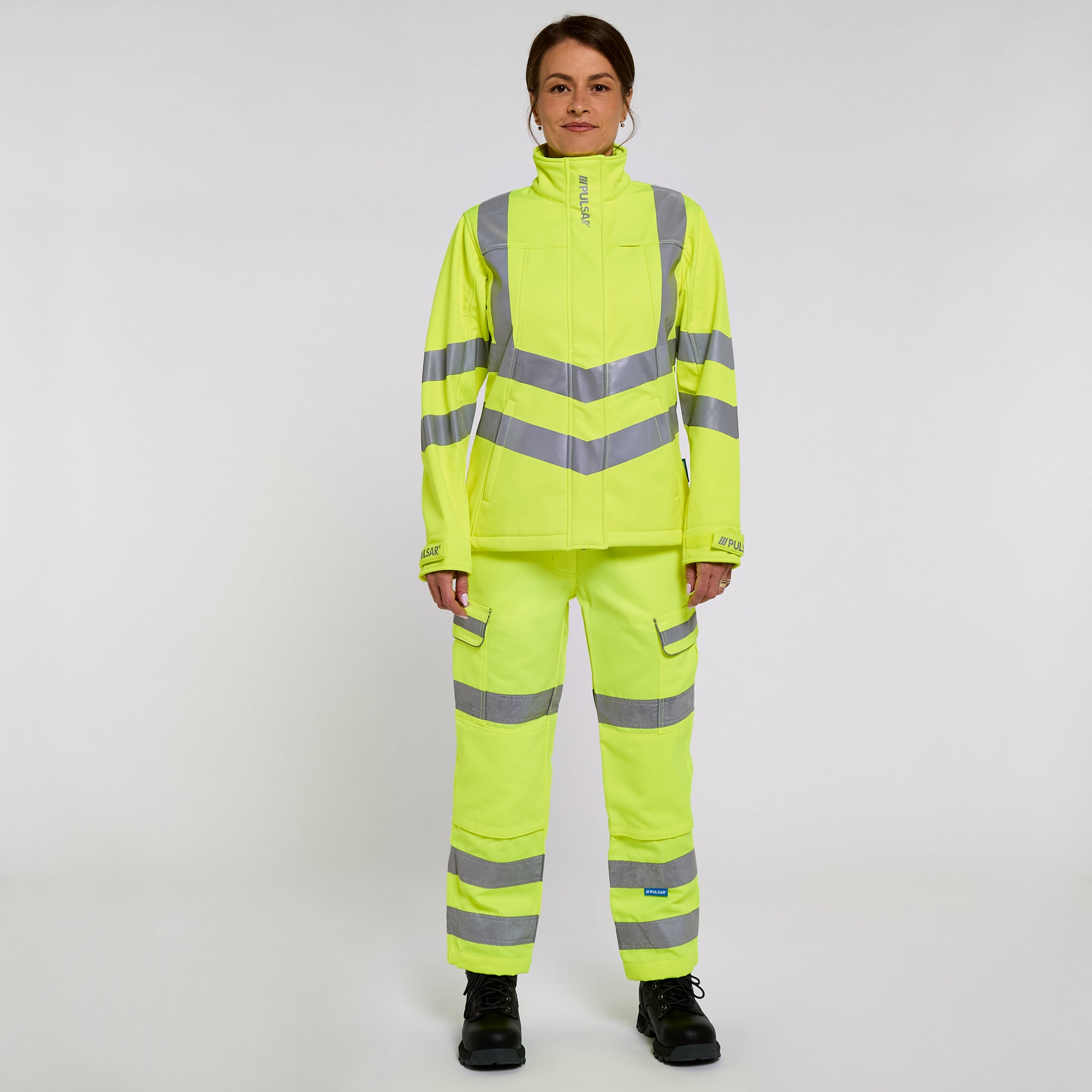 Women's Softshell Yellow - Recycled Content