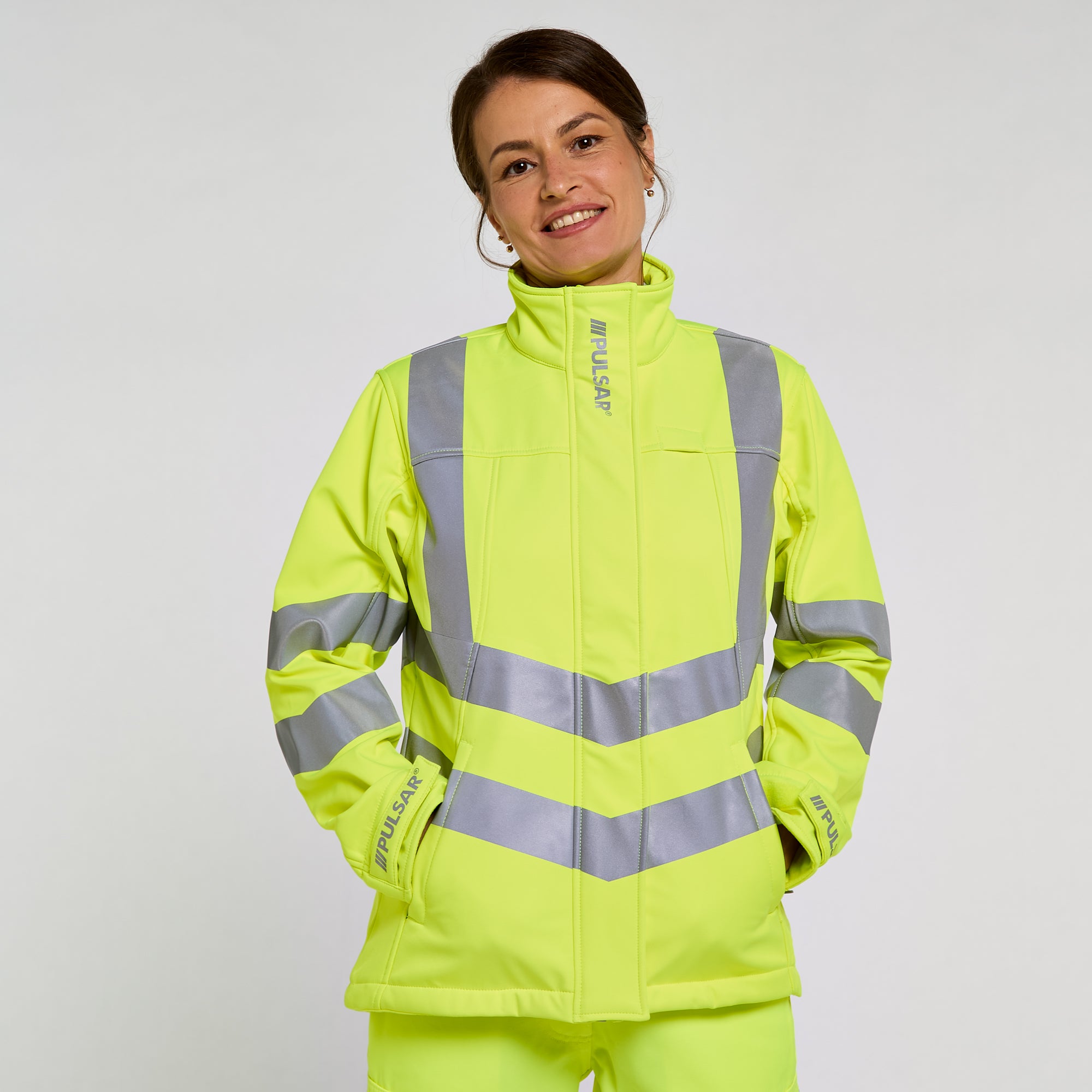 Women's Softshell Yellow - Recycled Content