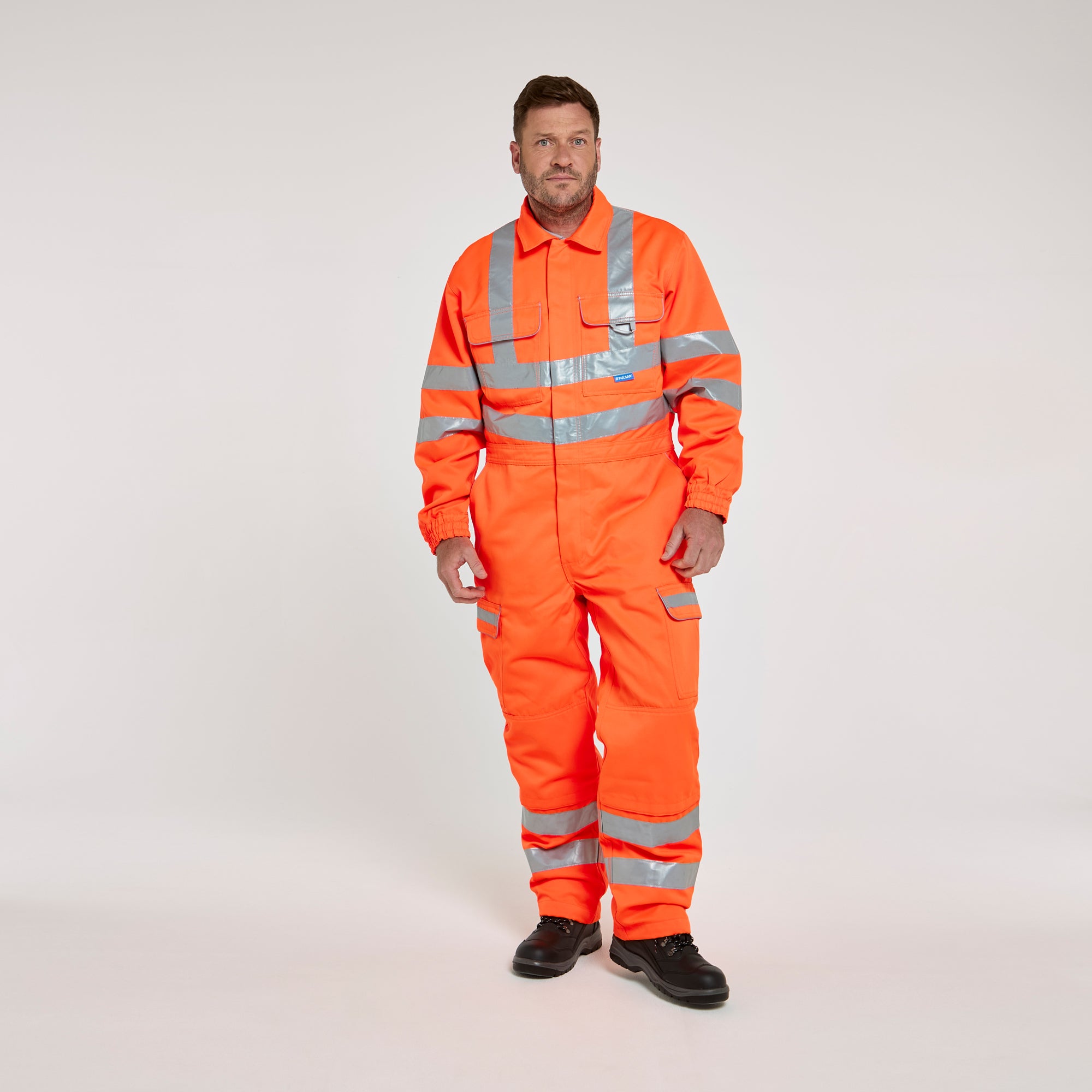 PULSAR® PROTECT Combat Coverall Orange – High-Visibility Workwear
