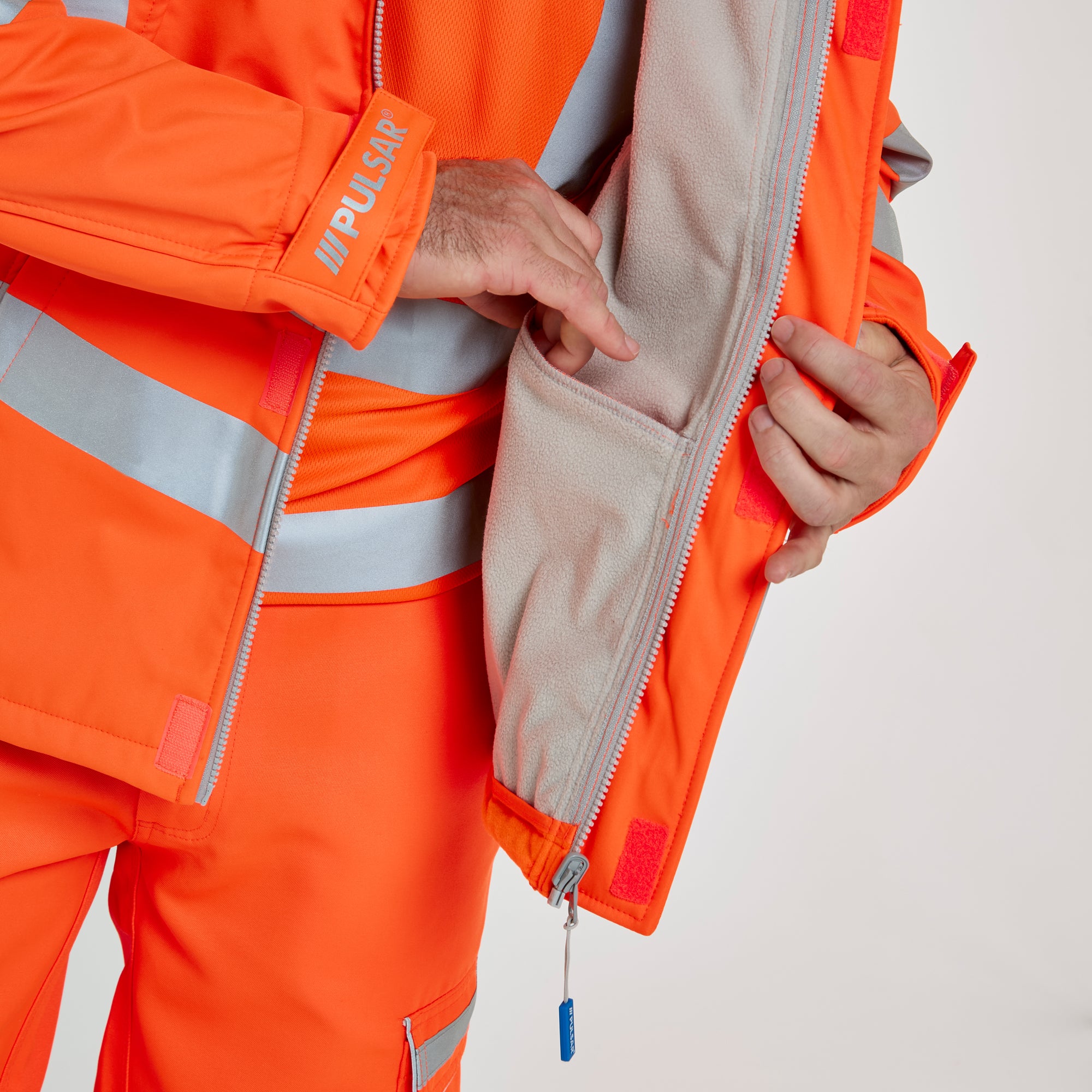 Softshell Jacket Orange - Recycled Content