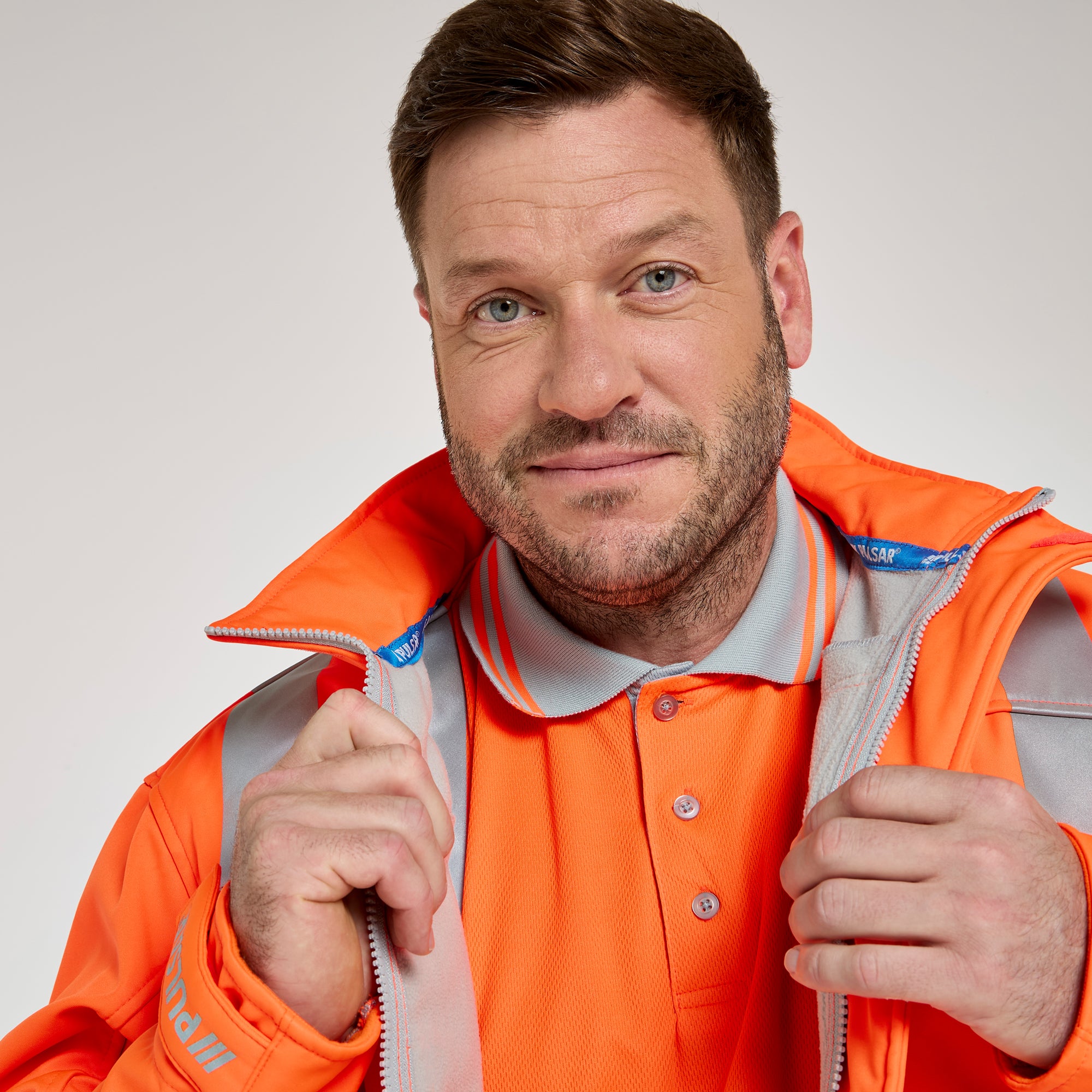 Softshell Jacket Orange - Recycled Content