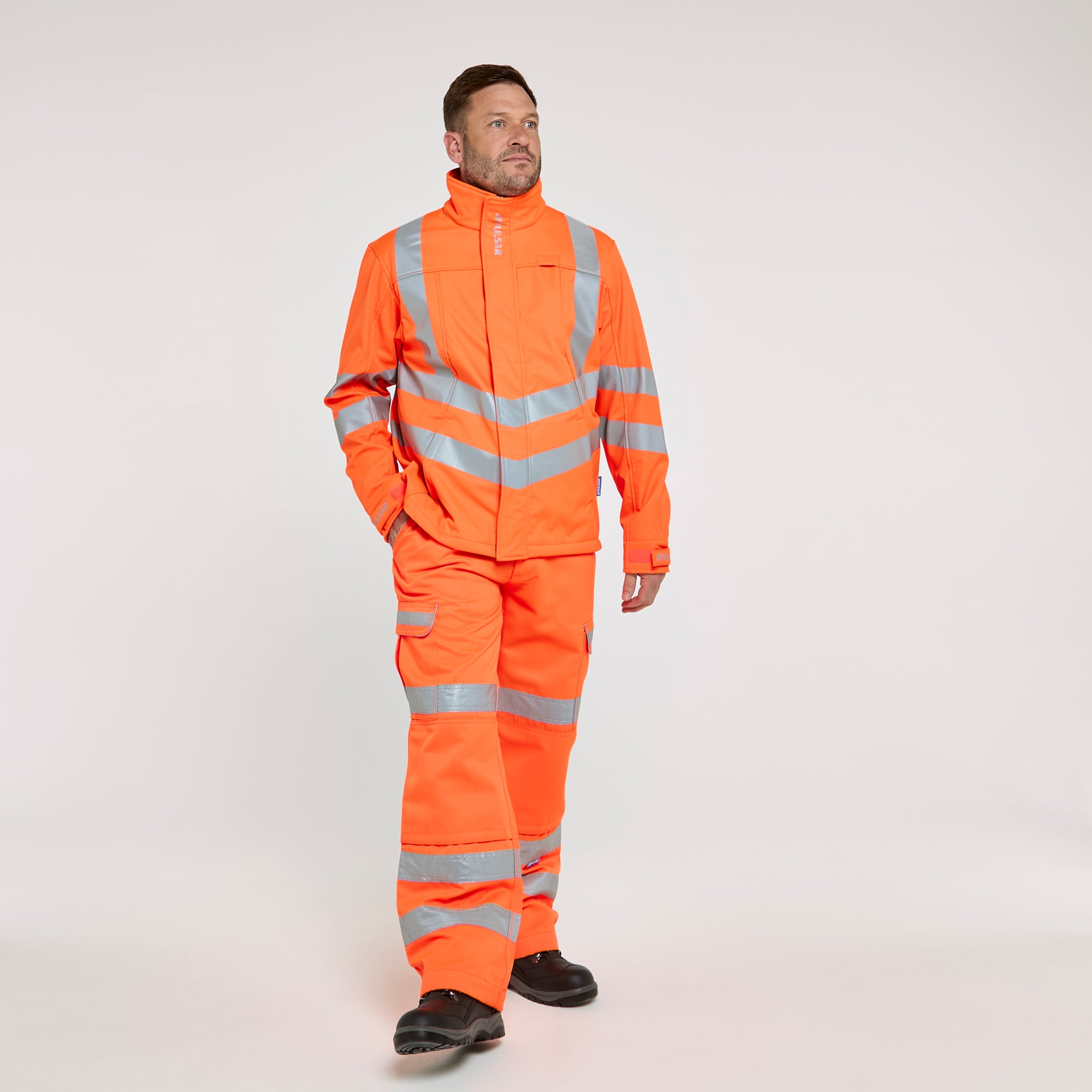 Softshell Jacket Orange - Recycled Content