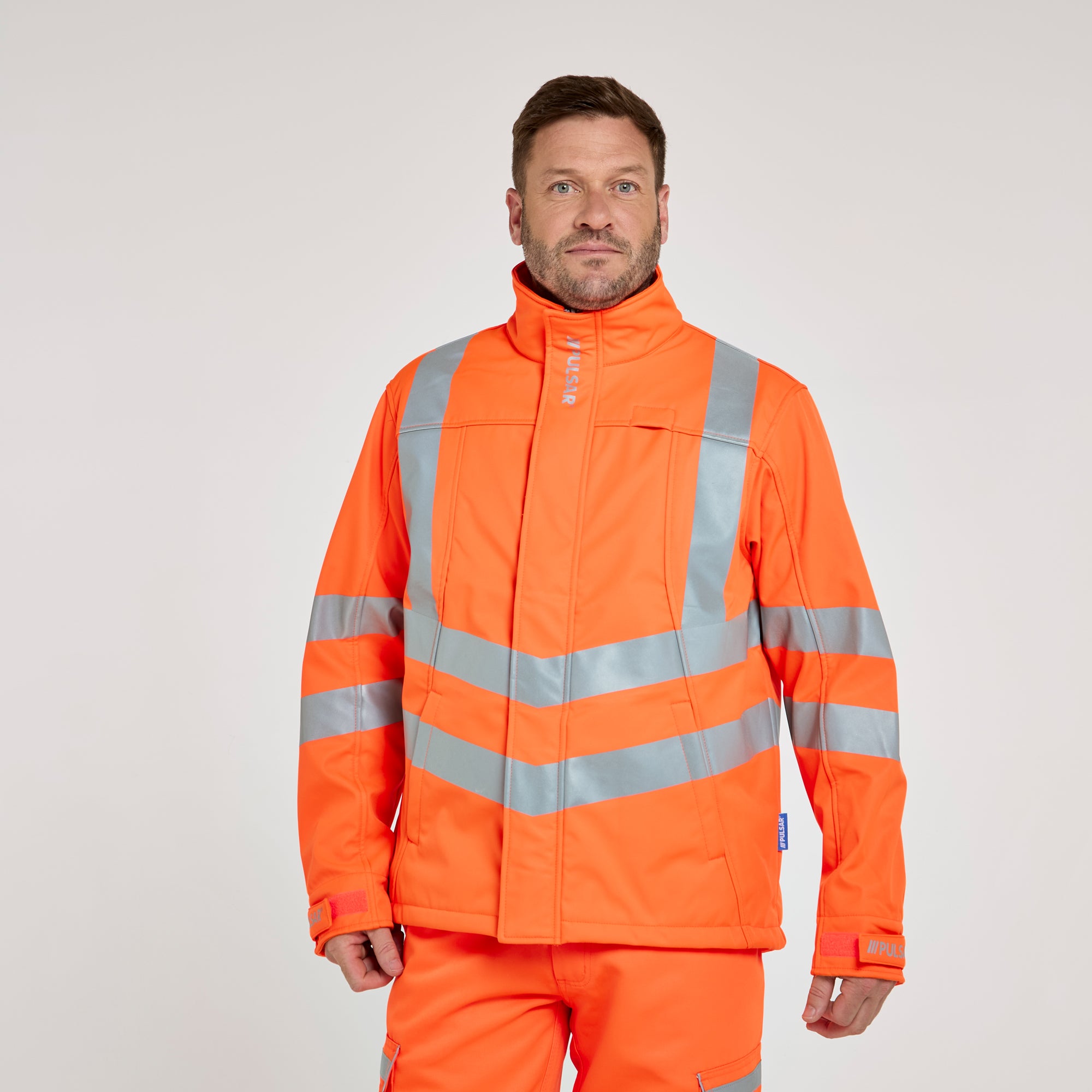 Softshell Jacket Orange - Recycled Content