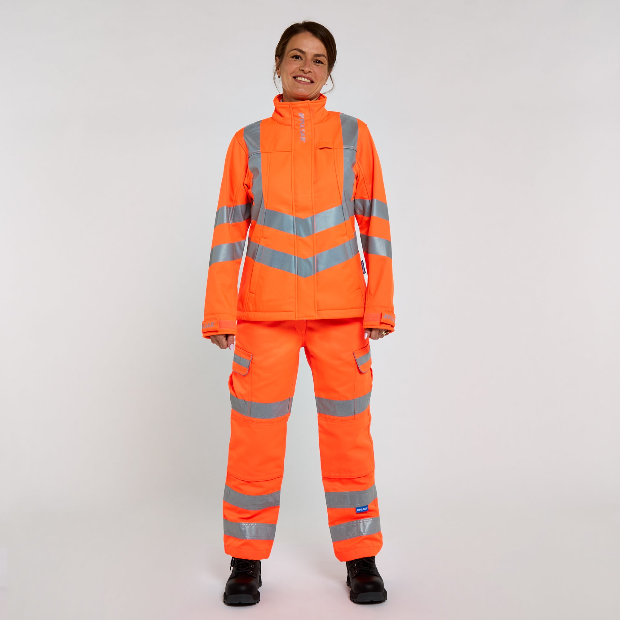 Women's Softshell Orange - Recycled Content