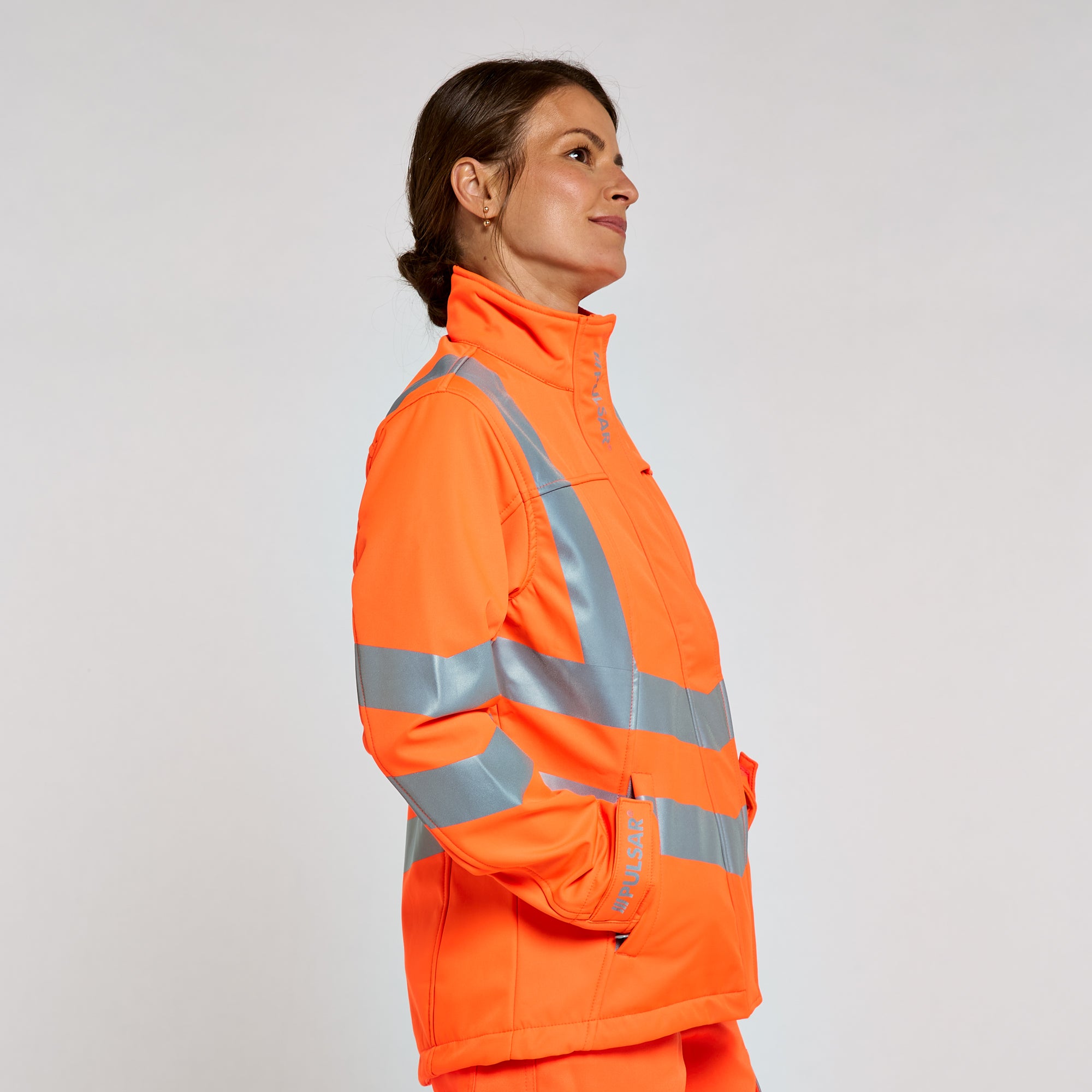 Women's Softshell Orange - Recycled Content