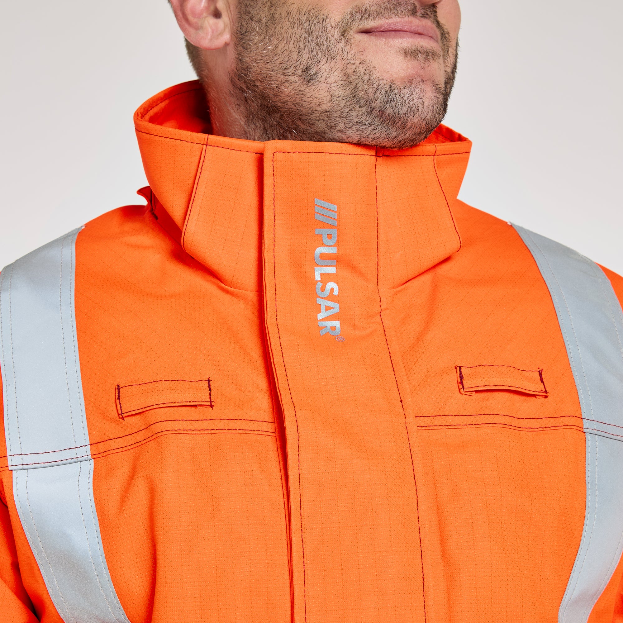 Electric ARC Waterproof Storm Coat Orange