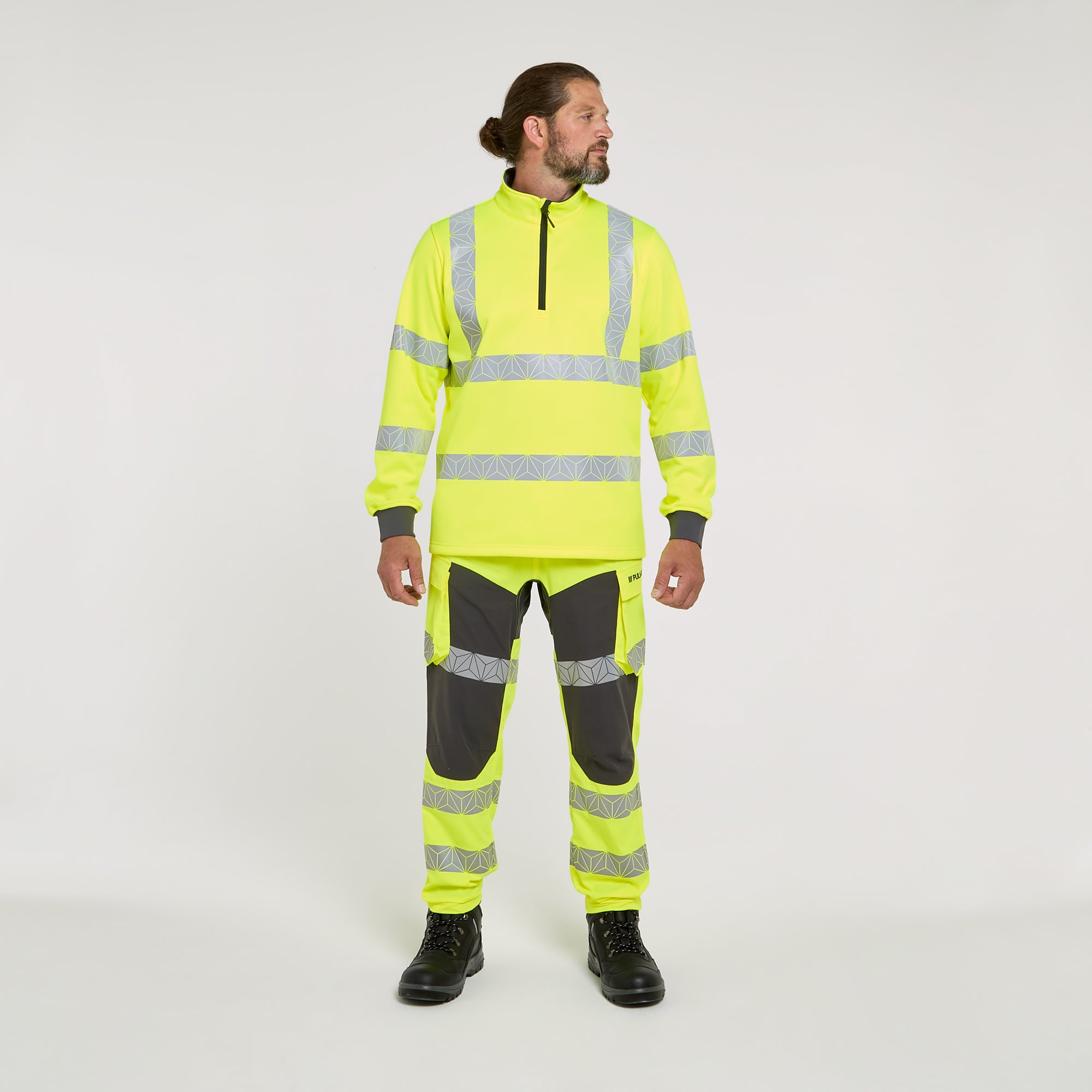 Work Pant Yellow Grey (Unisex)