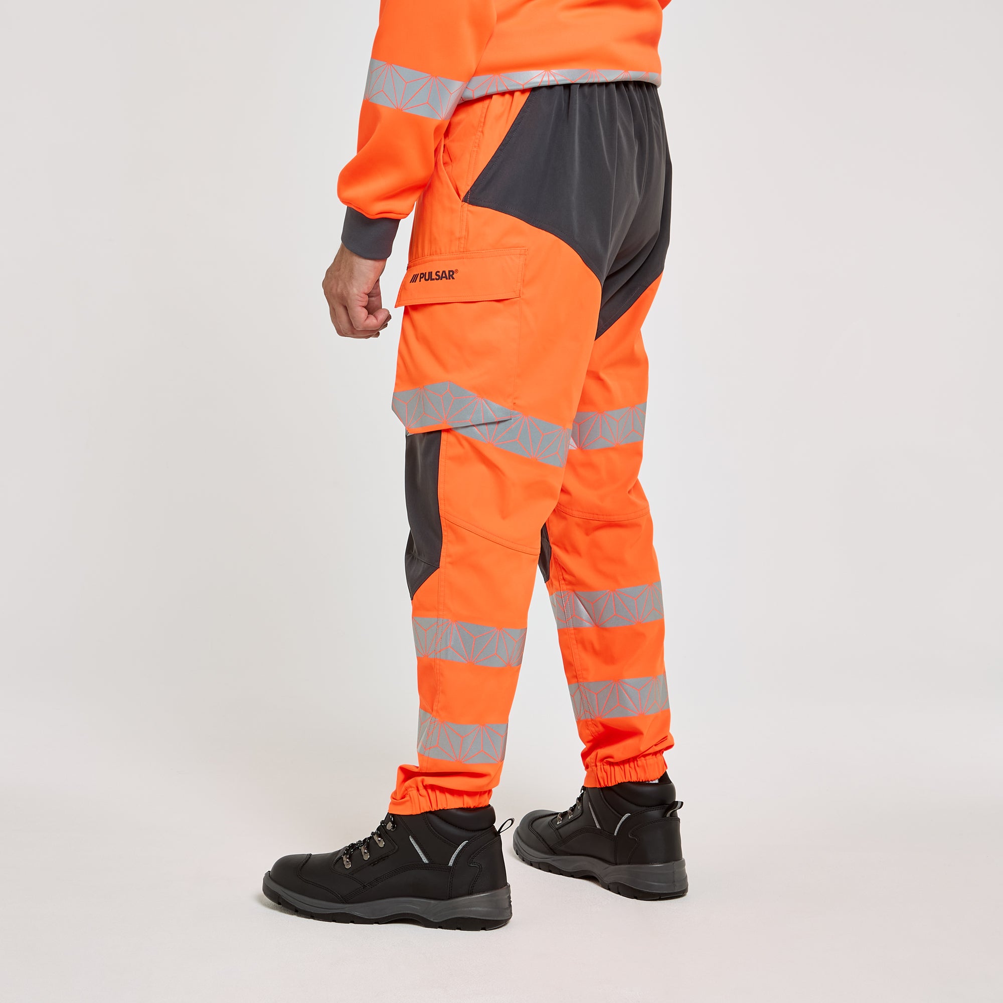 Work Pant Orange Grey (Unisex)