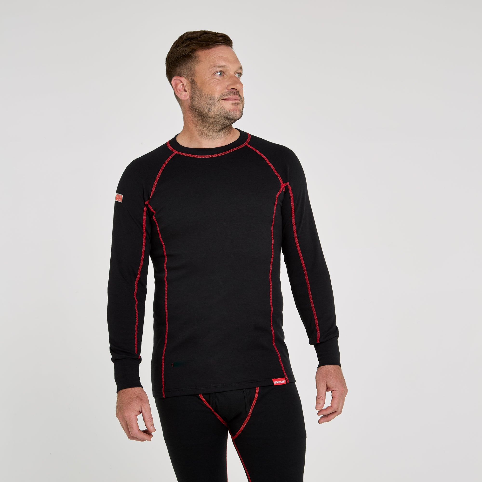 FR-AST-ARC Men's Long Top Black/Red