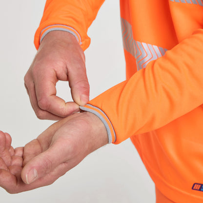 Long Sleeve T-Shirt Orange - Bamboo Content