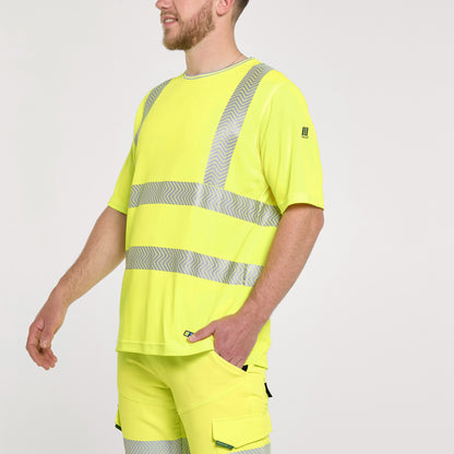 Short Sleeve T-Shirt Yellow - Bamboo Content