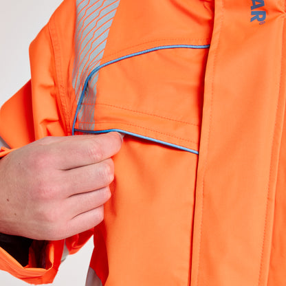 Storm Coat Orange - Recycled Content