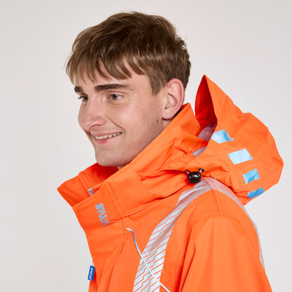 Storm Coat Orange - Recycled Content