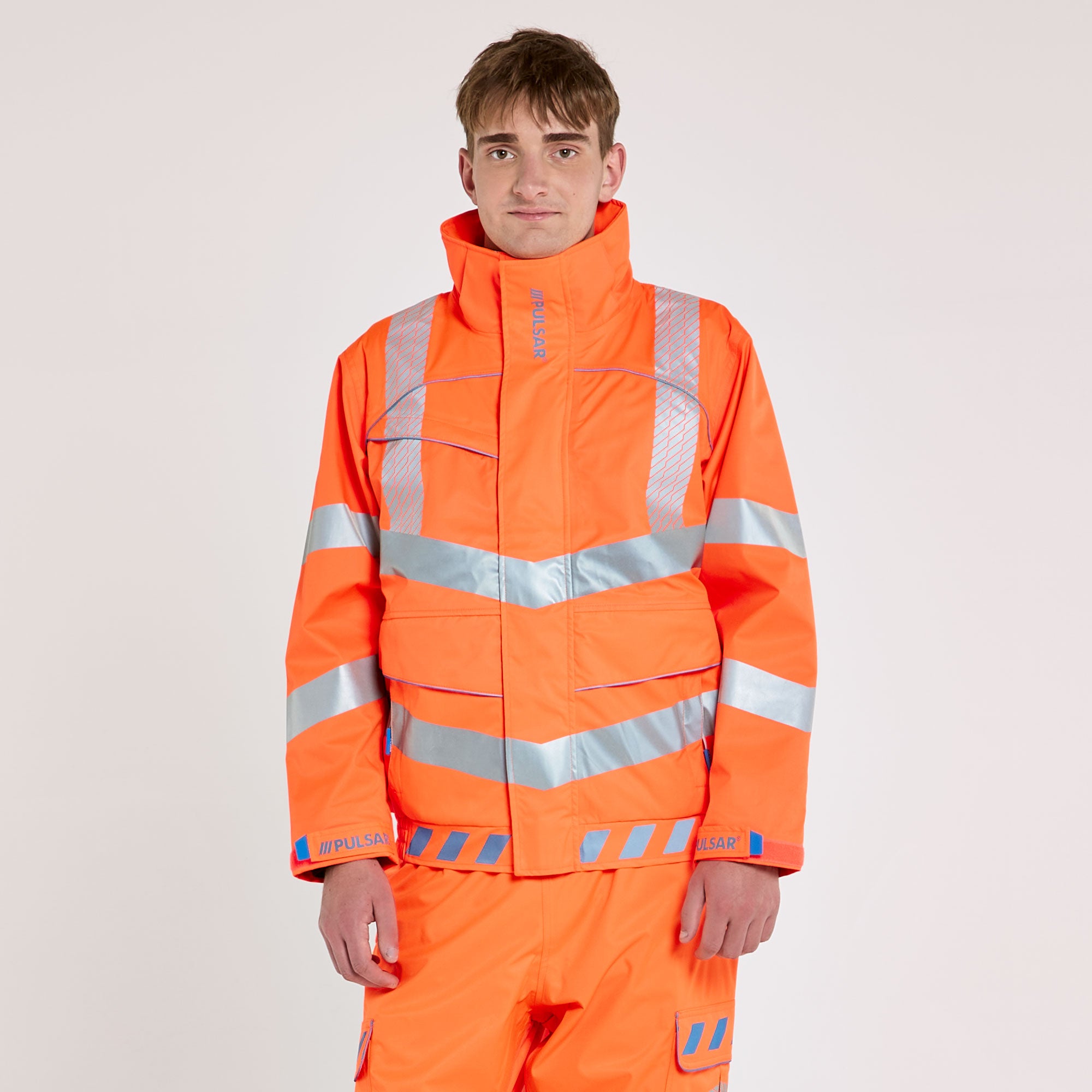 3-Layer Bomber Jacket Orange