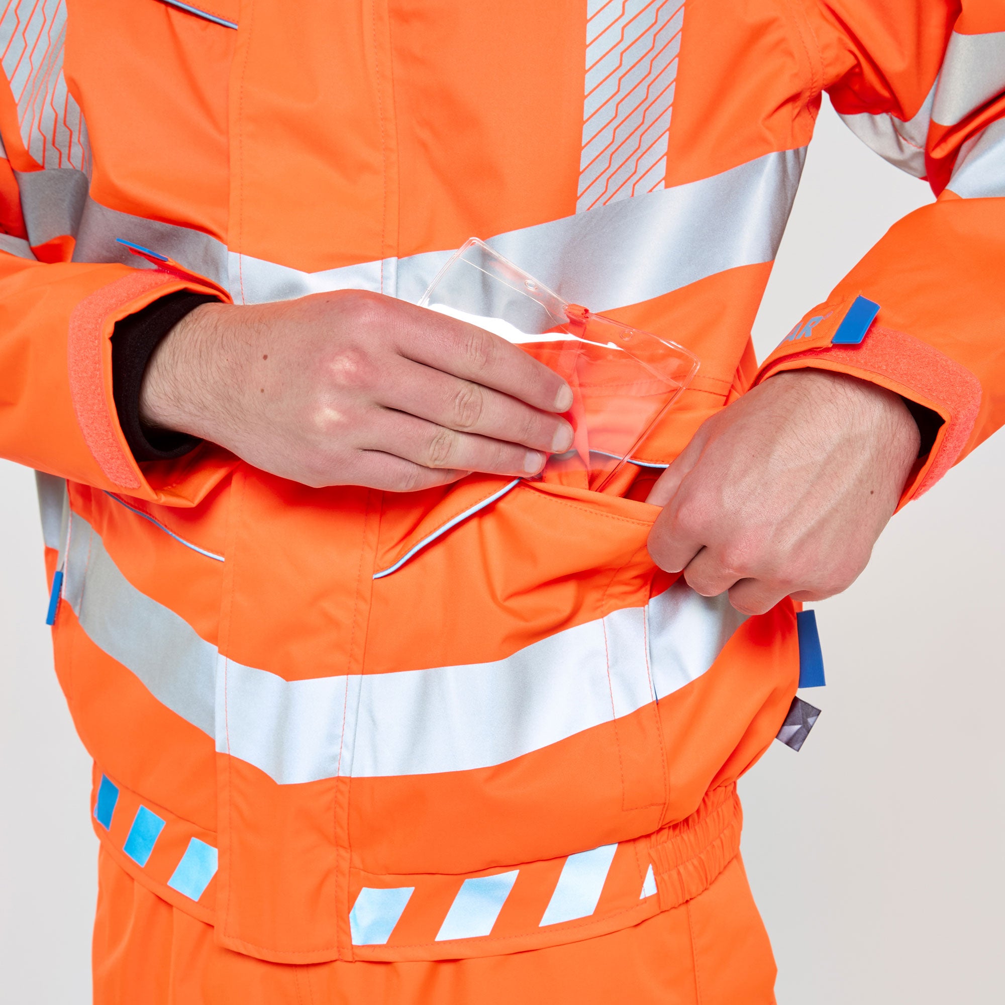 3-Layer Bomber Jacket Orange