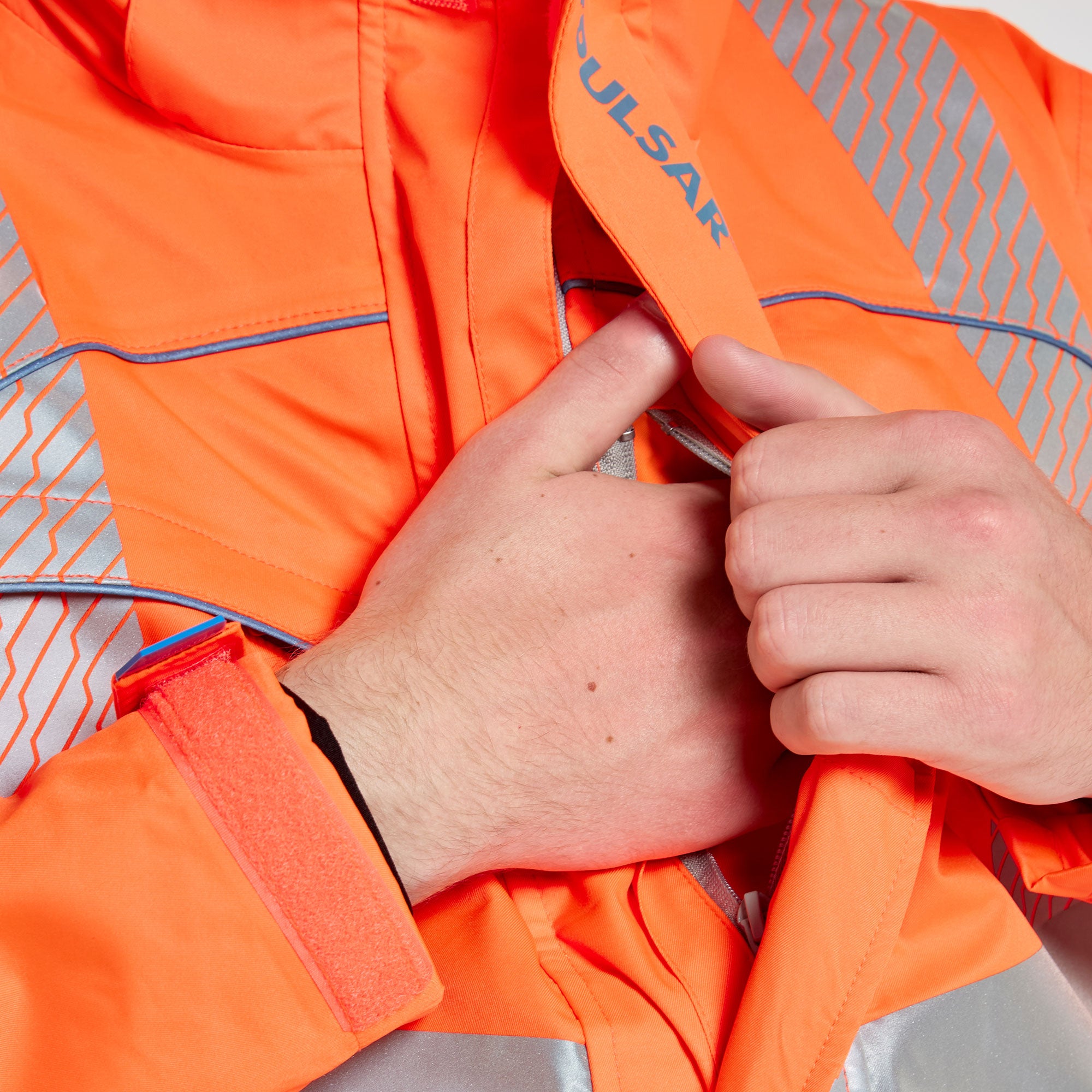 3-Layer Bomber Jacket Orange