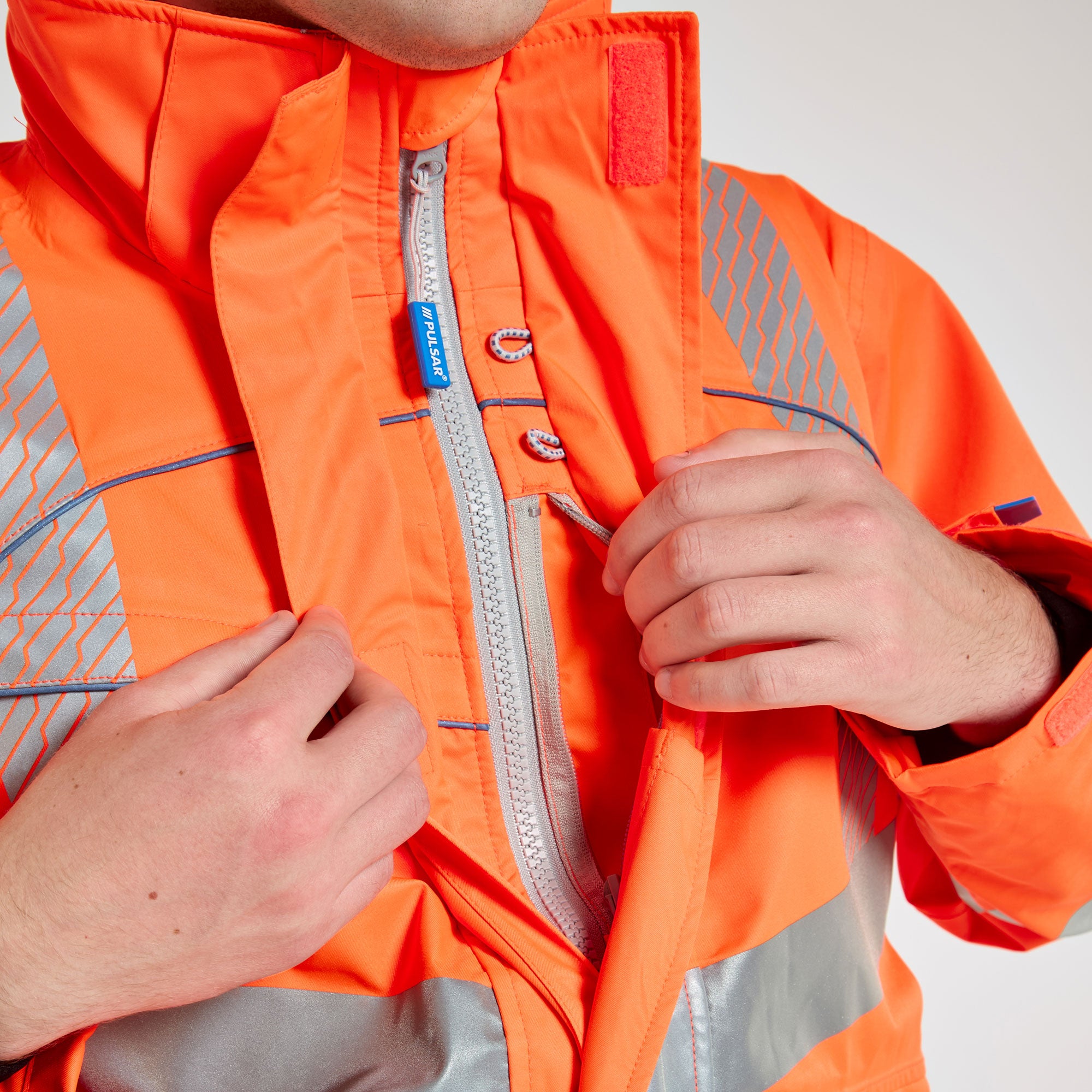 3-Layer Bomber Jacket Orange