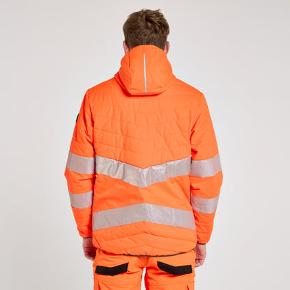 Reversible Puffer Jacket Orange