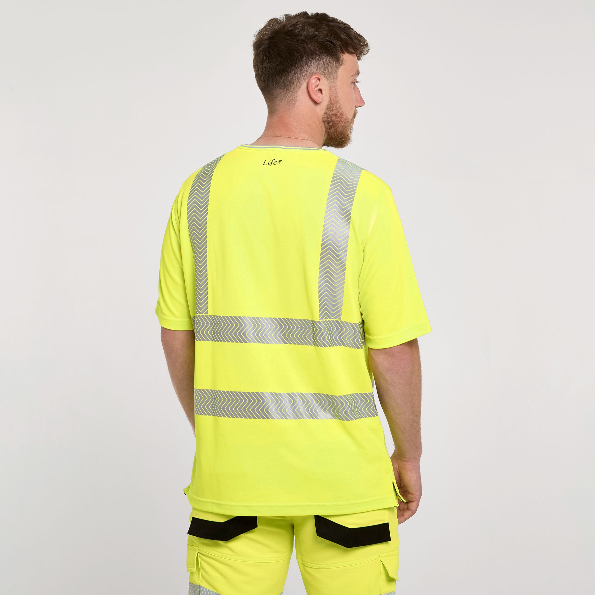 Short Sleeve T-Shirt Yellow - Bamboo Content