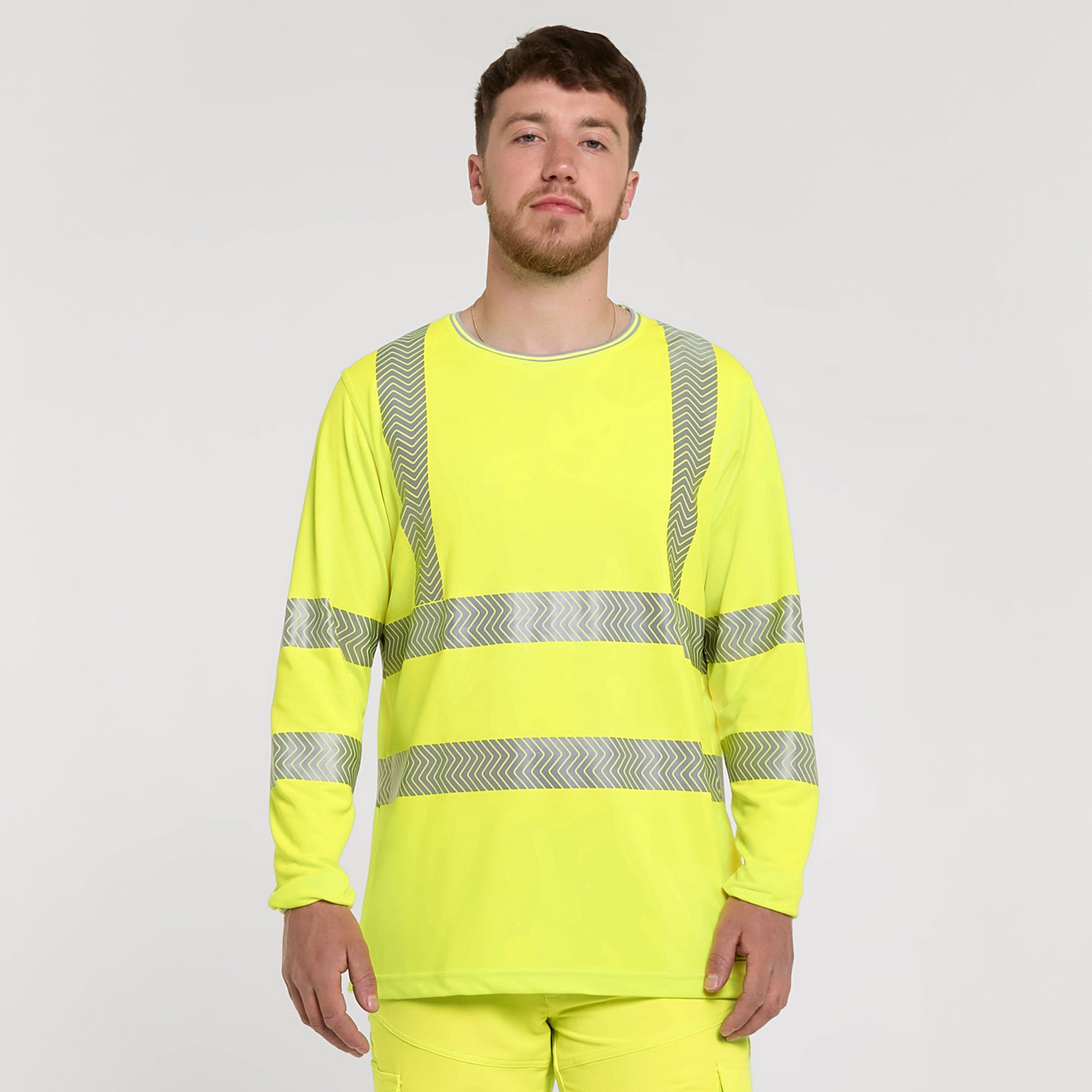 Long Sleeve T-Shirt Yellow - Bamboo Content