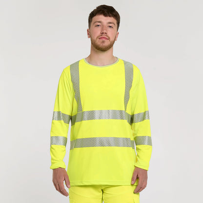 Long Sleeve T-Shirt Yellow - Bamboo Content