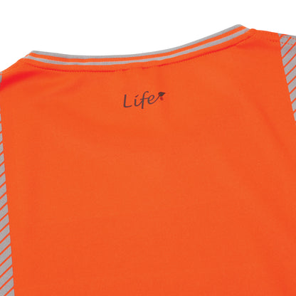 Long Sleeve T-Shirt Orange - Bamboo Content