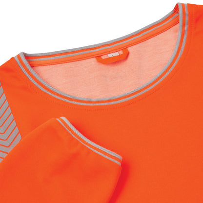 Long Sleeve T-Shirt Orange - Bamboo Content